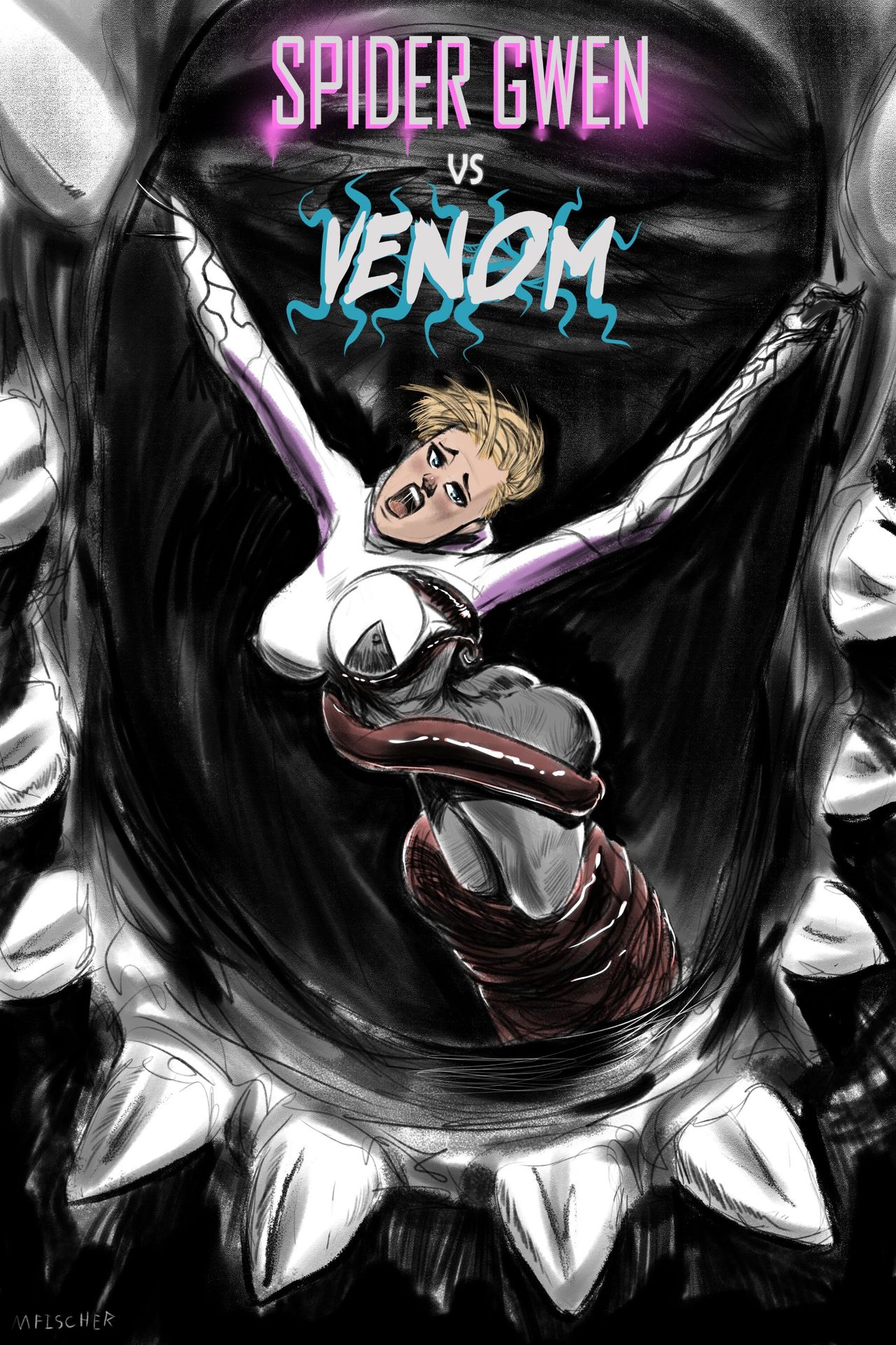 Venoms Kiss 1 - Spider-Gwen vs Venom