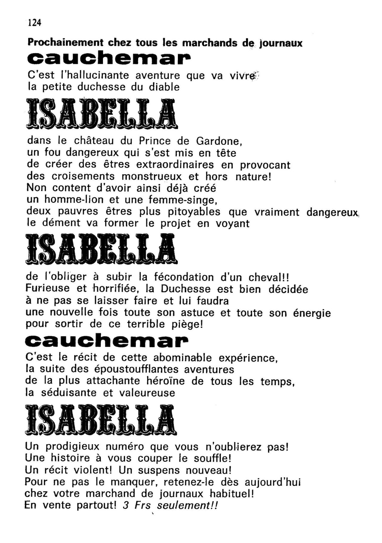 Isabella, la Duchesse du Diable - T063 - Un carrosse pour lenfer numero d'image 123