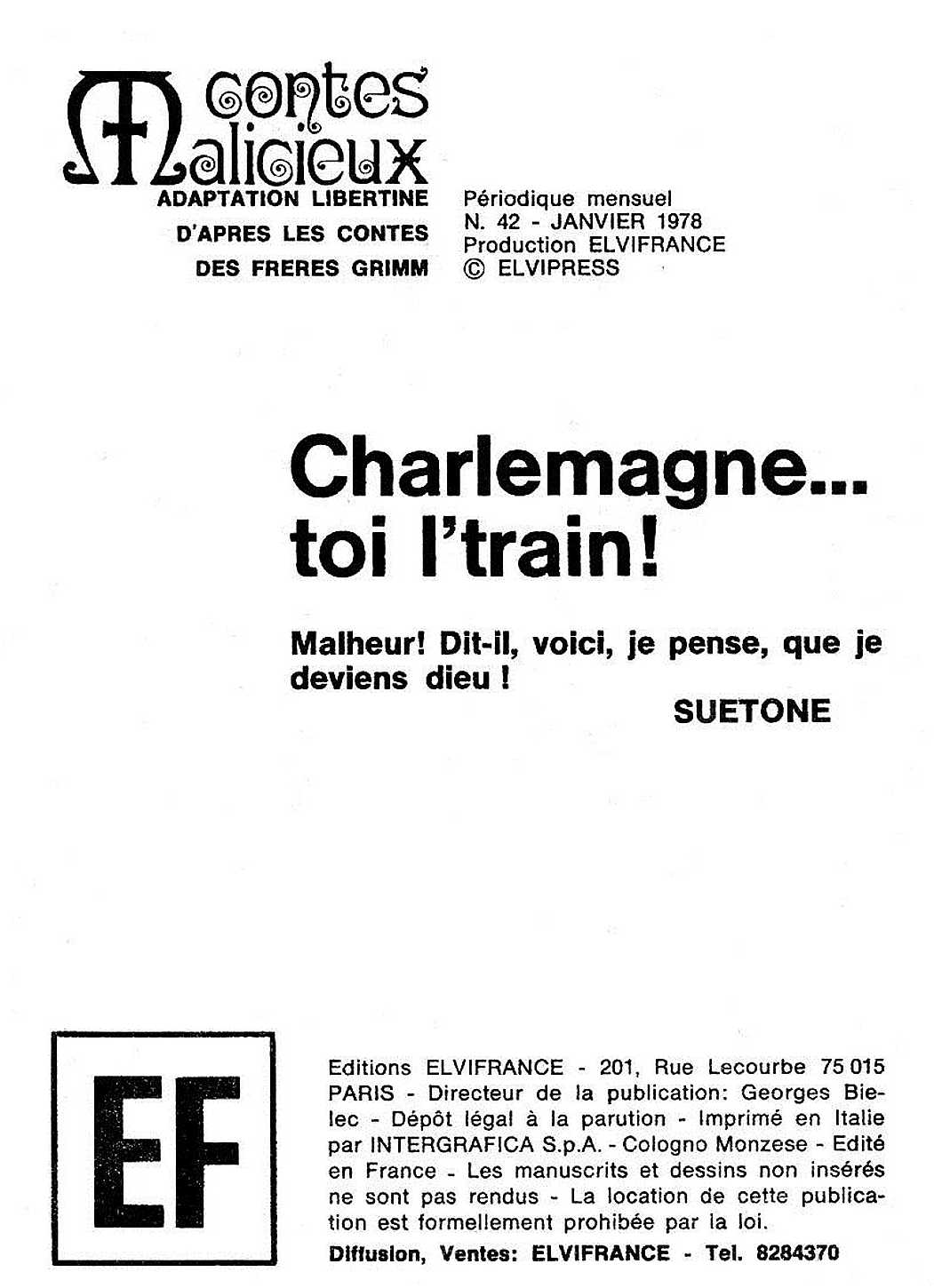 Charlemagne. . . toi l train! numero d'image 2