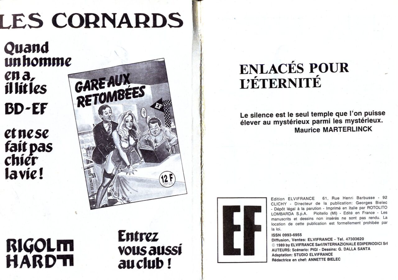 Elvifrance Série Blanche 22 Enlacés pour léternité numero d'image 1