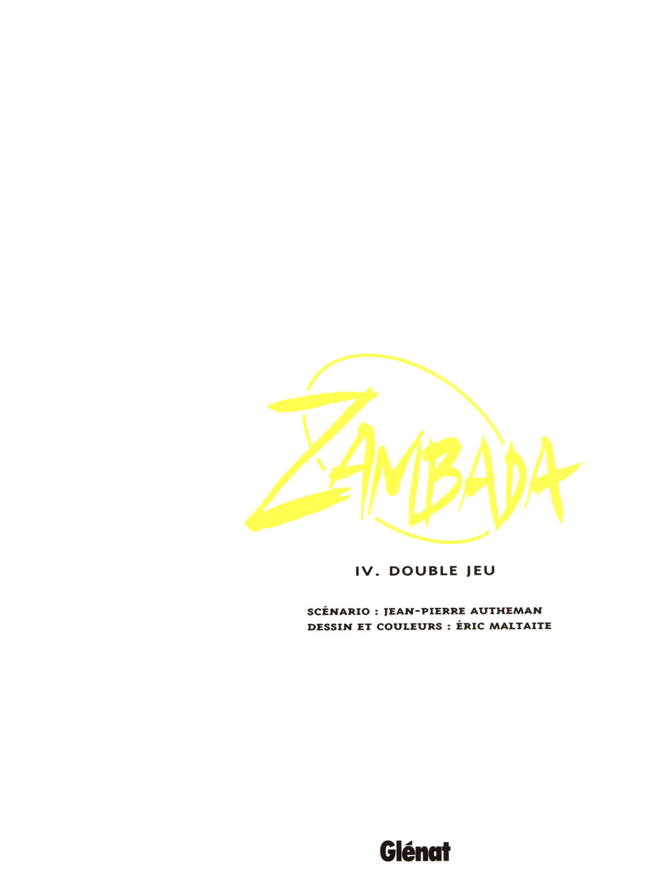 Zambada - T04 - Double Jeu numero d'image 1