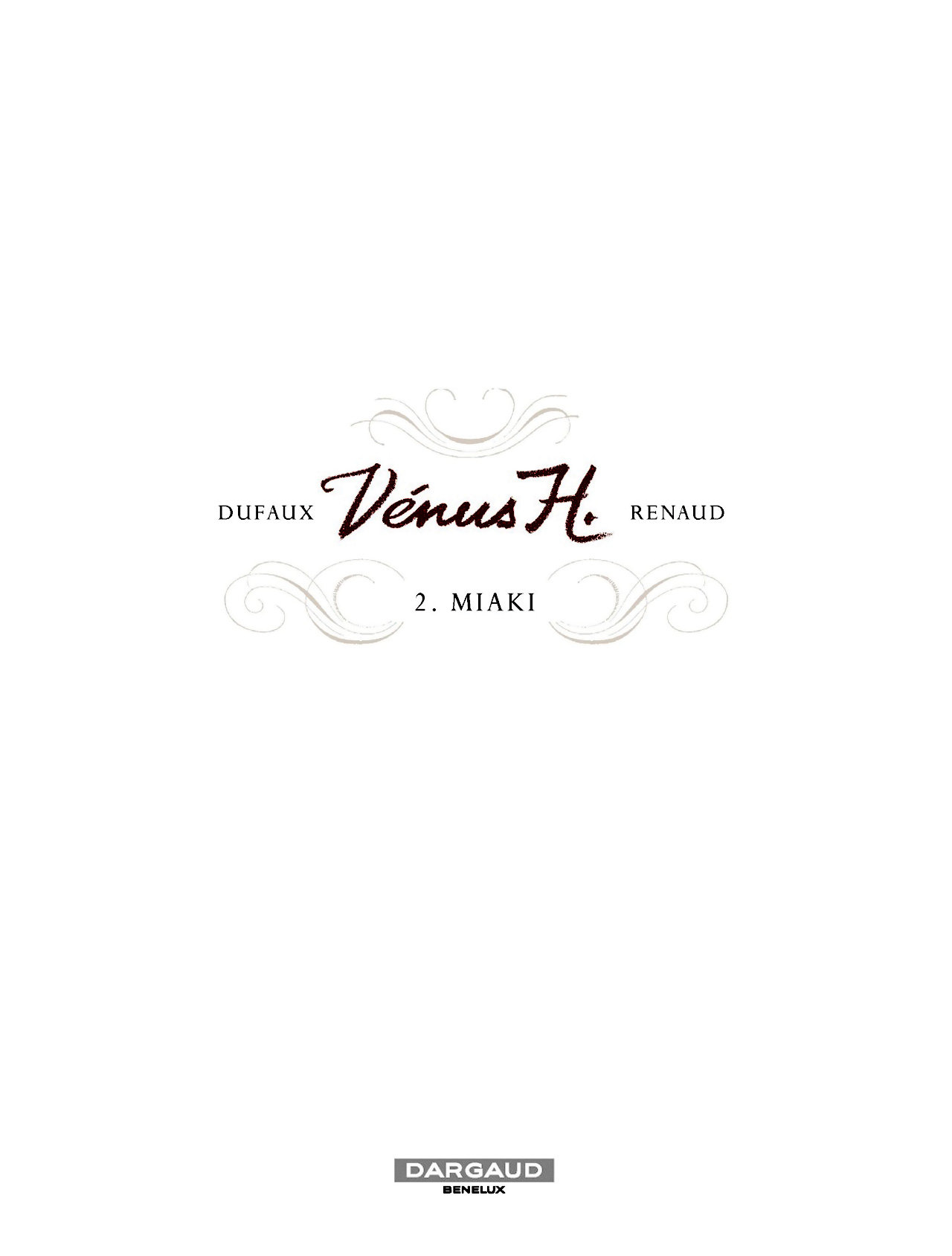 Venus H.  - Volume 2 : Miaki numero d'image 1