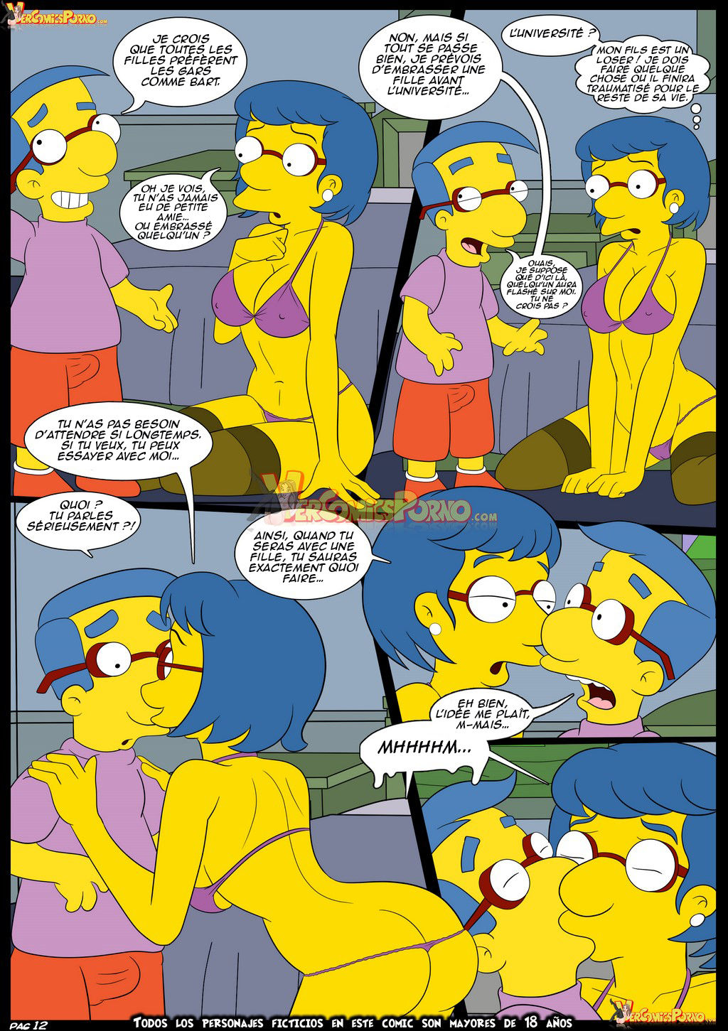 Los Simpsons Viejas Costumbres 6 Aprendiendo con mamà numero d'image 12
