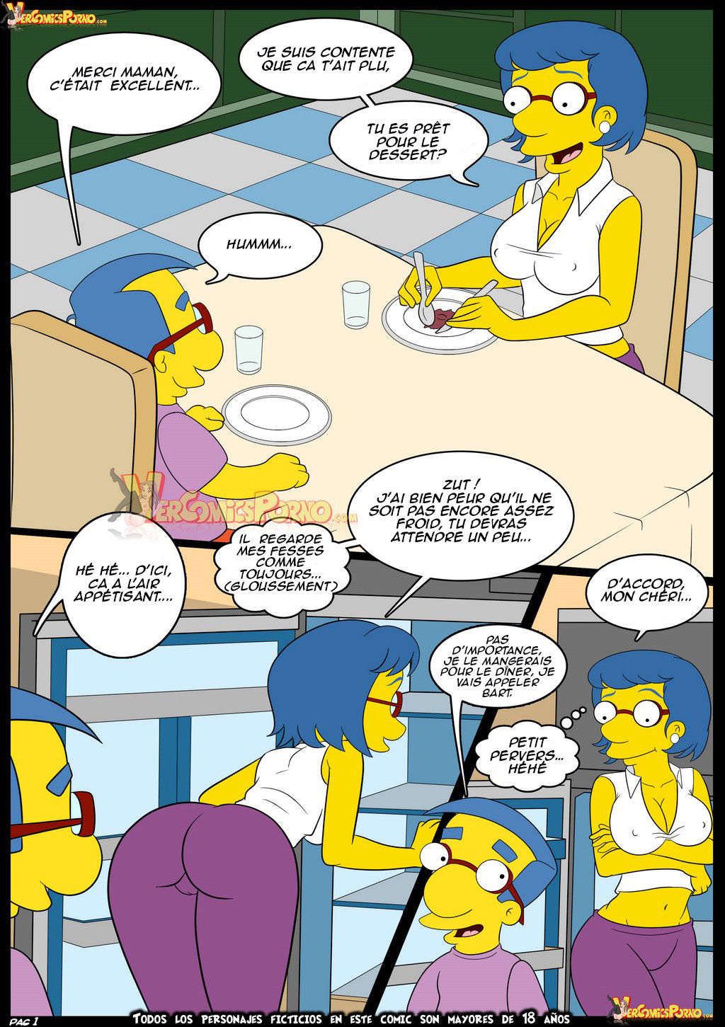 Los Simpsons Viejas Costumbres 6 Aprendiendo con mamà numero d'image 1