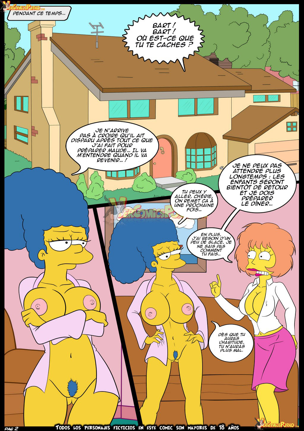 Los Simpsons Viejas Costumbres 6 Aprendiendo con mamà numero d'image 2