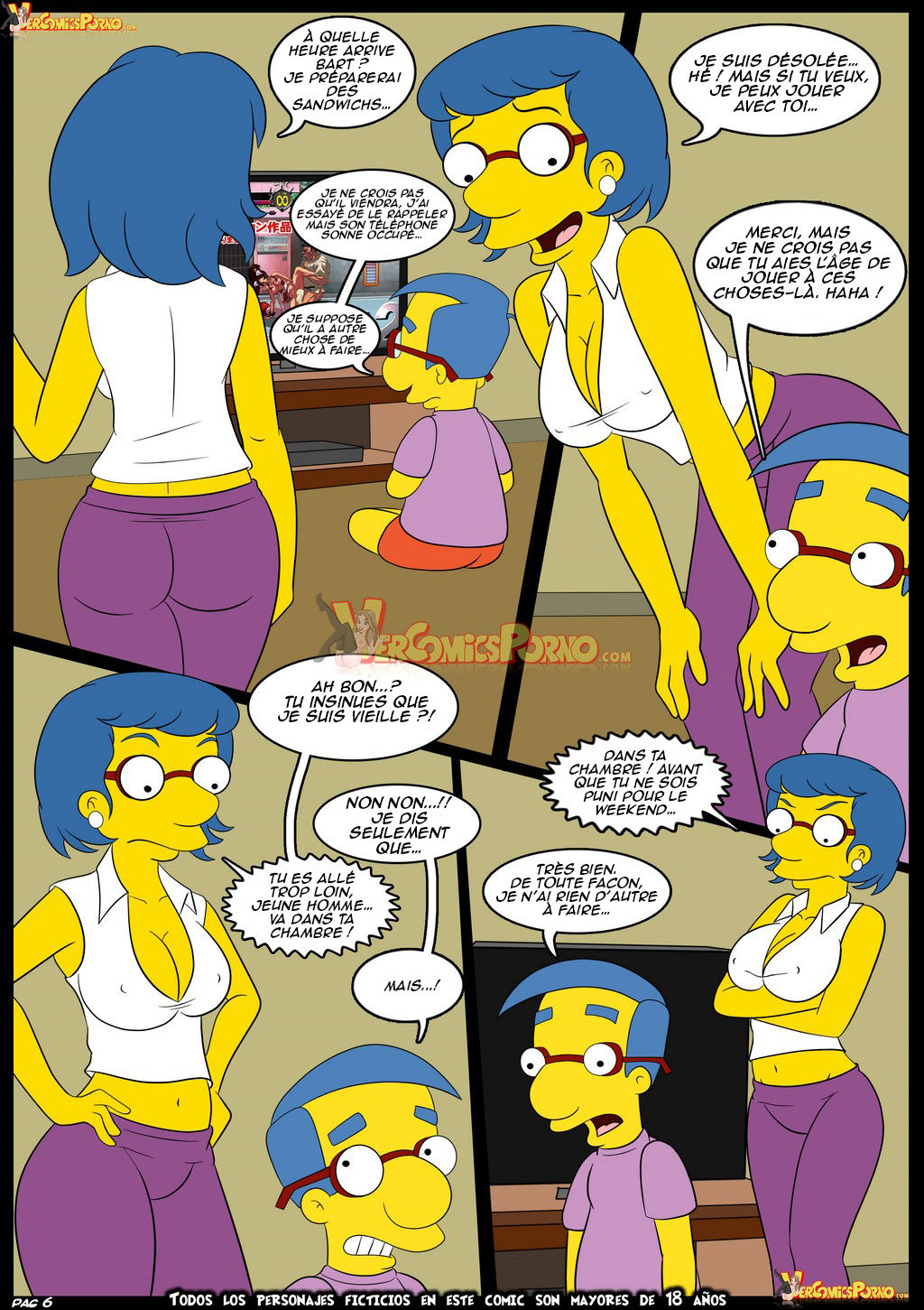Los Simpsons Viejas Costumbres 6 Aprendiendo con mamà numero d'image 6