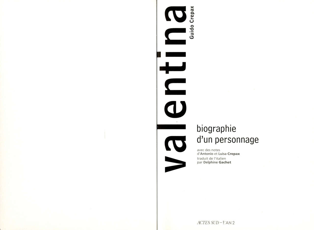 Valentina - T2-01 - Biographies dun Personnage numero d'image 1