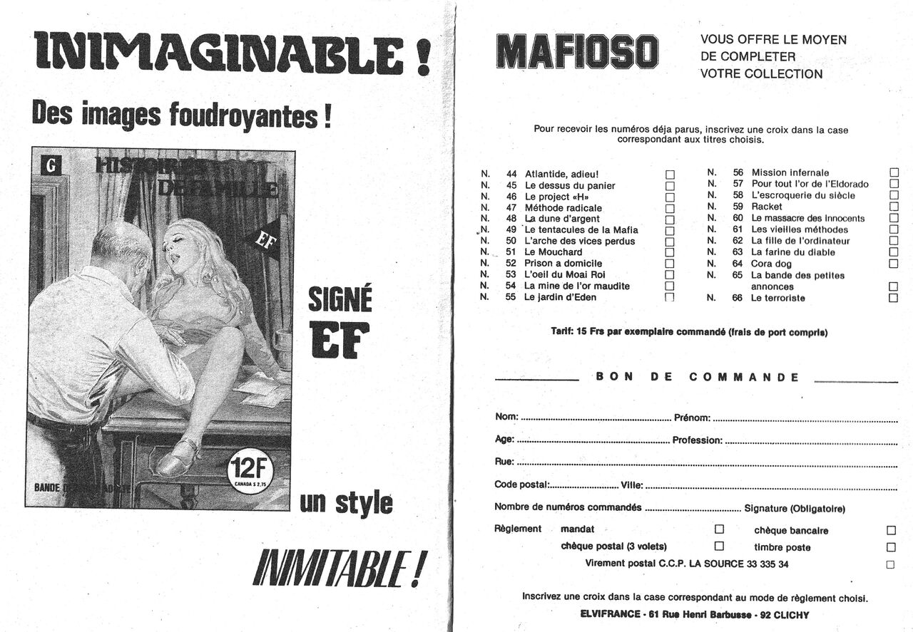 Mafioso 67 - Un choix difficile numero d'image 1