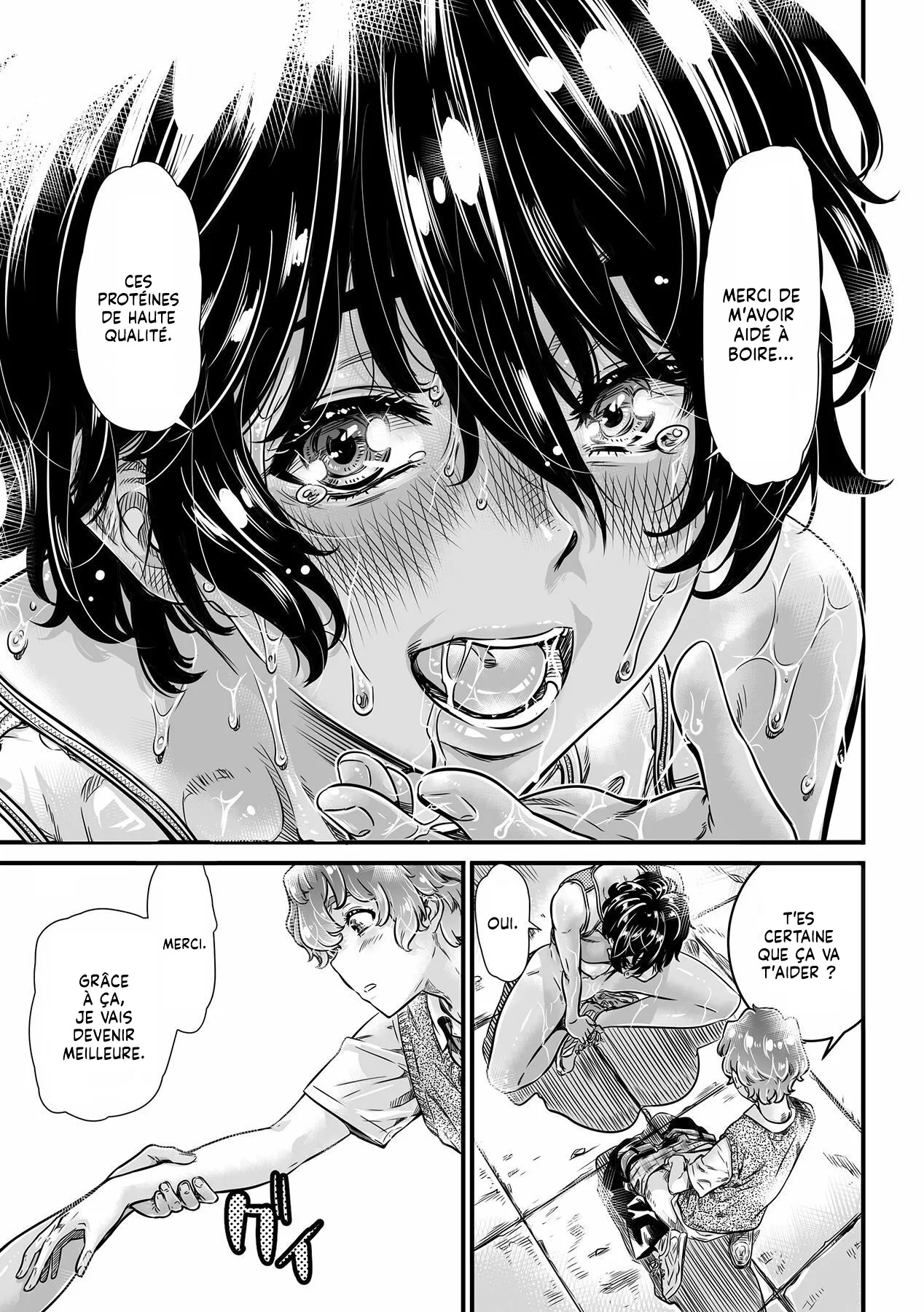 Shinchou 175cm no Rikujou Shoujo wa Kouhai Danshi no Seishi o Nomitagaru  Une Fille d1m75 qui fait de lAthletisme veut boire le Sperme de son petit copain numero d'image 61