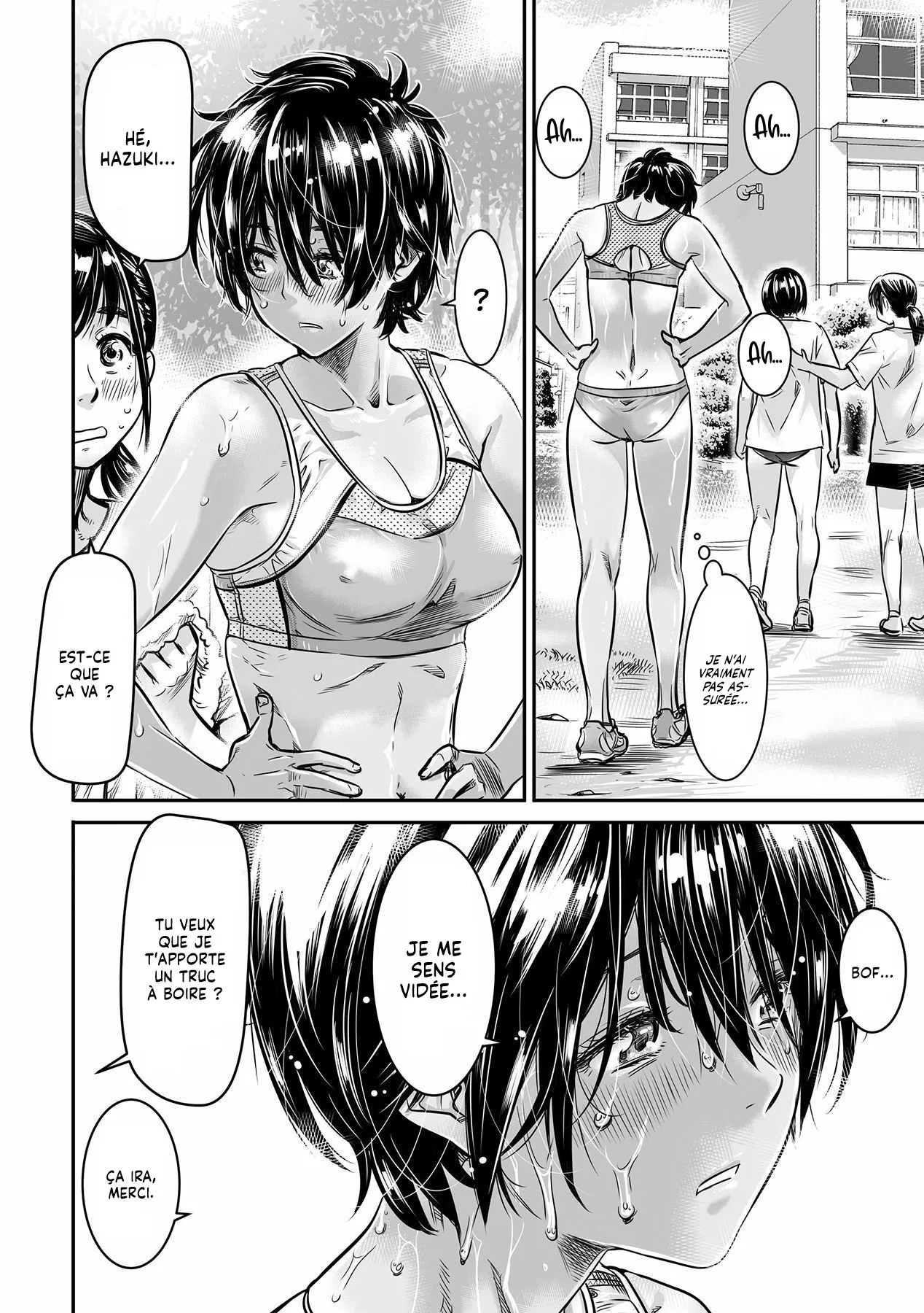 Shinchou 175cm no Rikujou Shoujo wa Kouhai Danshi no Seishi o Nomitagaru  Une Fille d1m75 qui fait de lAthletisme veut boire le Sperme de son petit copain numero d'image 6