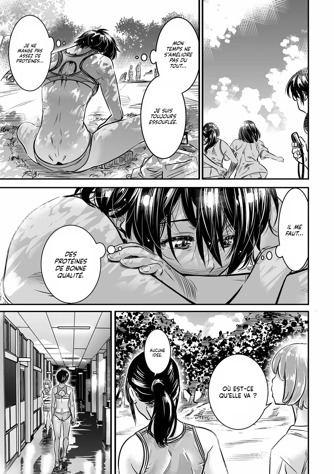 Shinchou 175cm no Rikujou Shoujo wa Kouhai Danshi no Seishi o Nomitagaru  Une Fille d1m75 qui fait de lAthletisme veut boire le Sperme de son petit copain numero d'image 7