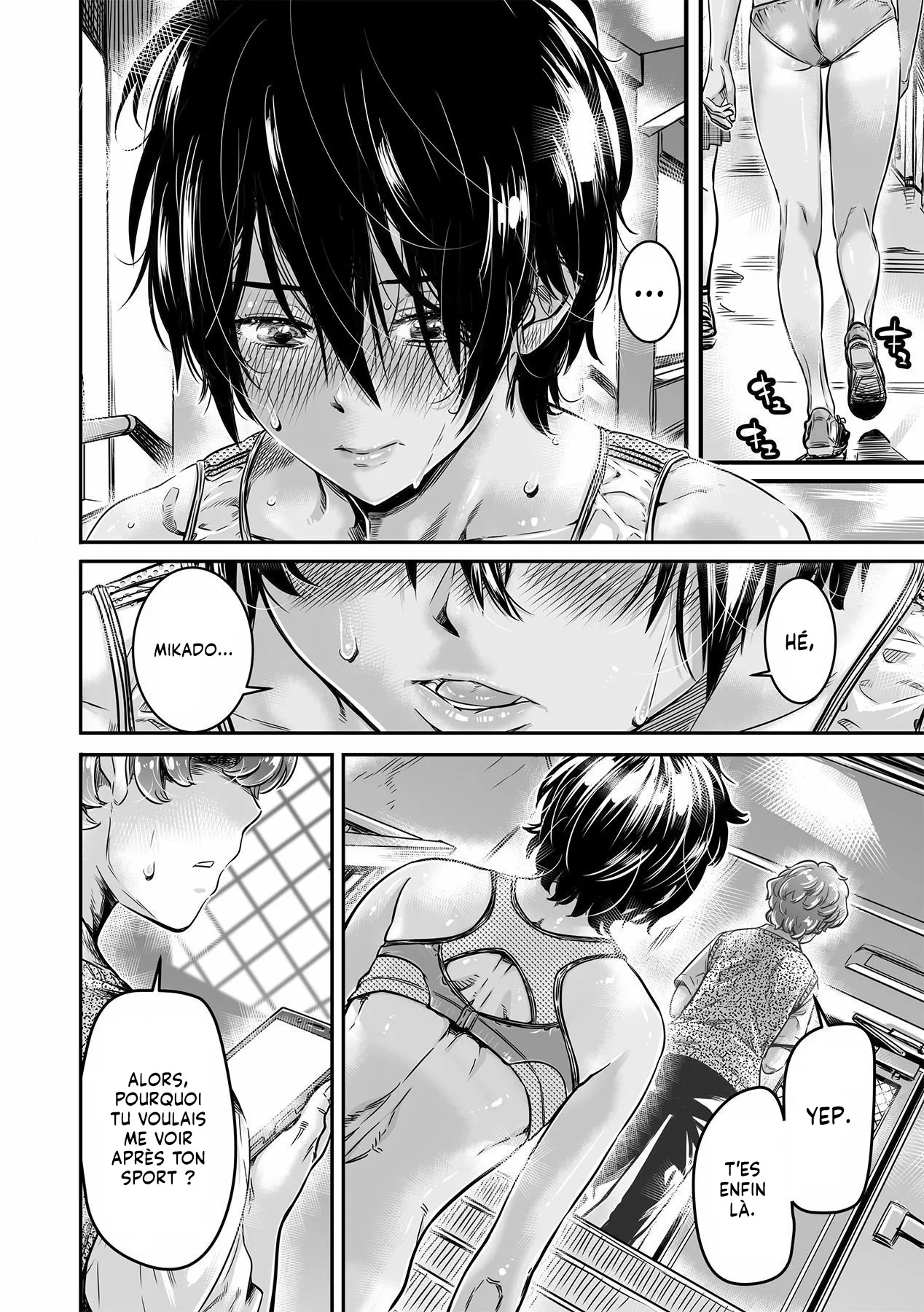Shinchou 175cm no Rikujou Shoujo wa Kouhai Danshi no Seishi o Nomitagaru  Une Fille d1m75 qui fait de lAthletisme veut boire le Sperme de son petit copain numero d'image 8