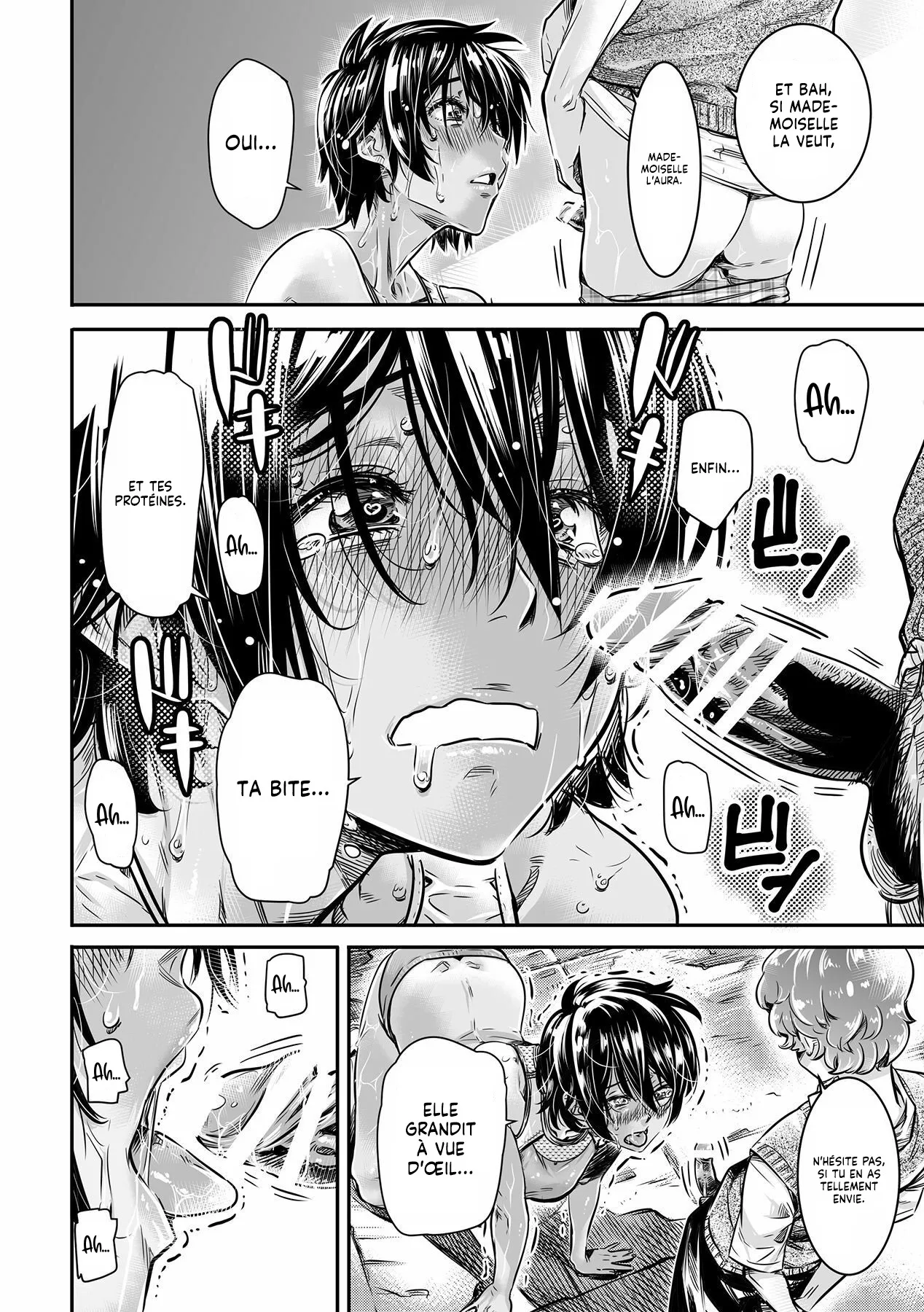 Shinchou 175cm no Rikujou Shoujo wa Kouhai Danshi no Seishi o Nomitagaru  Une Fille d1m75 qui fait de lAthletisme veut boire le Sperme de son petit copain numero d'image 12