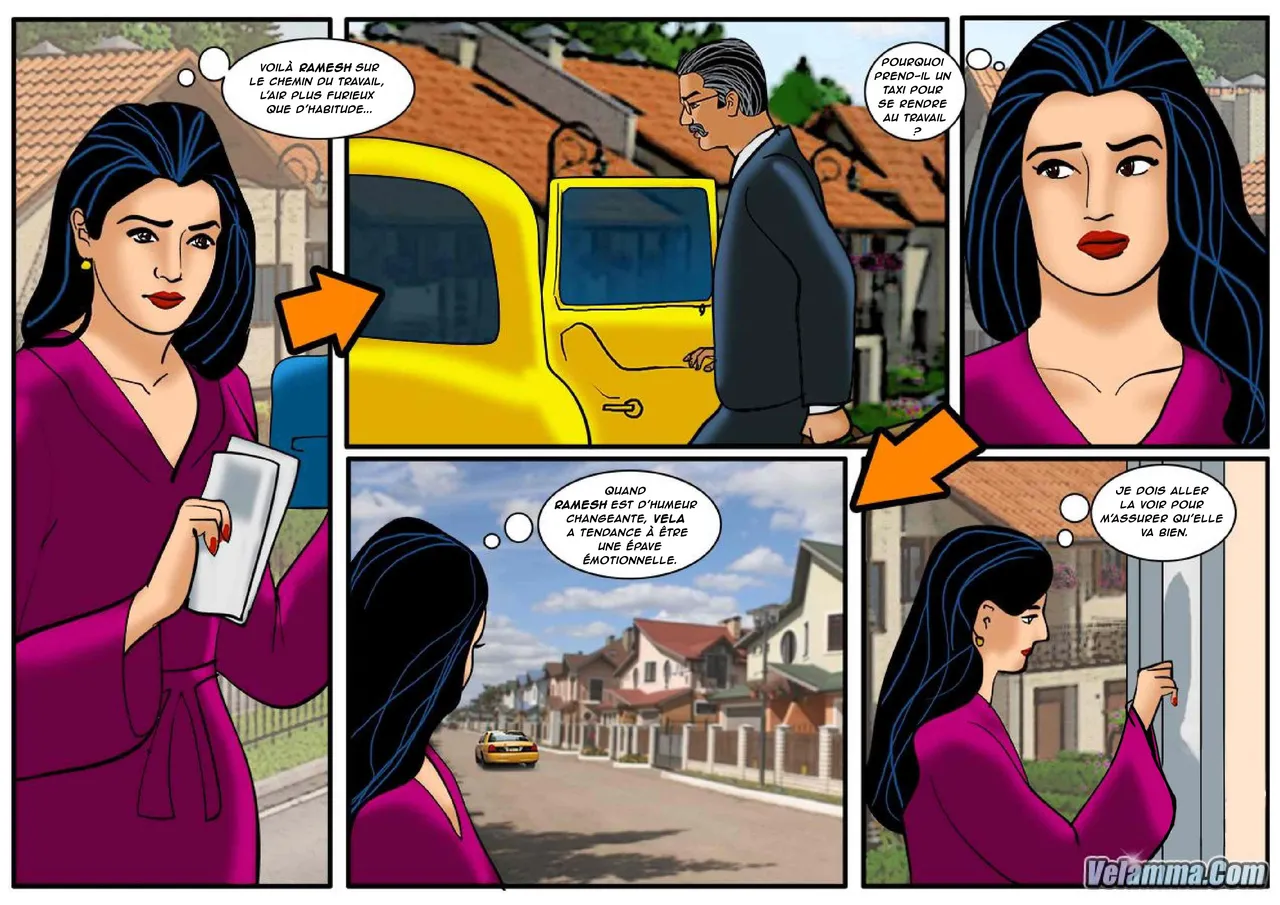 Velamma - 042- Se salit et se graisse chez le mecanicien numero d'image 1