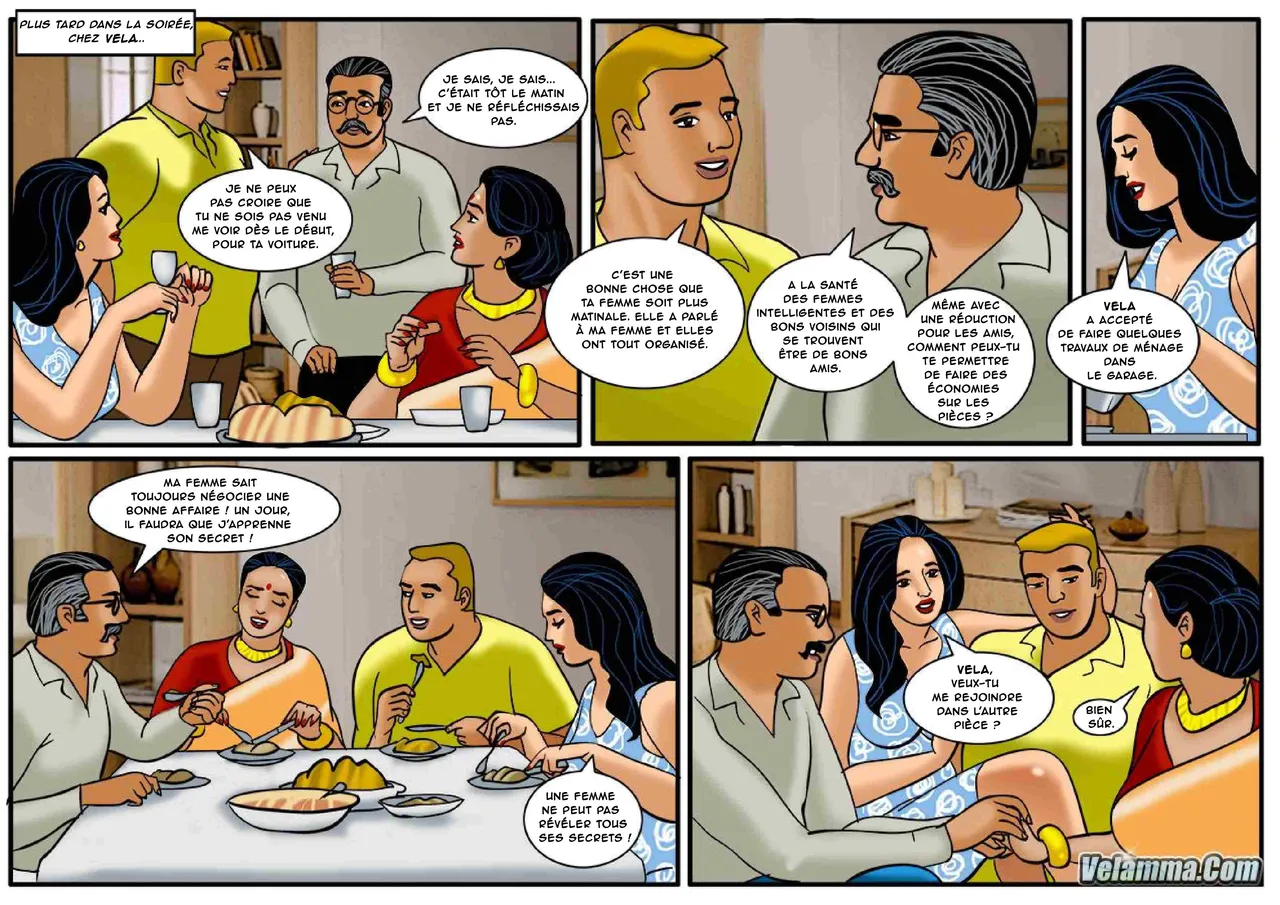 Velamma - 042- Se salit et se graisse chez le mecanicien numero d'image 29