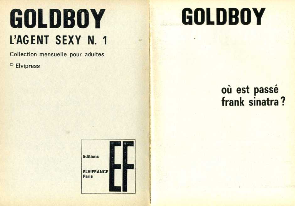PFA - Goldboy 02 - Où est passé Frank Sinatra numero d'image 1