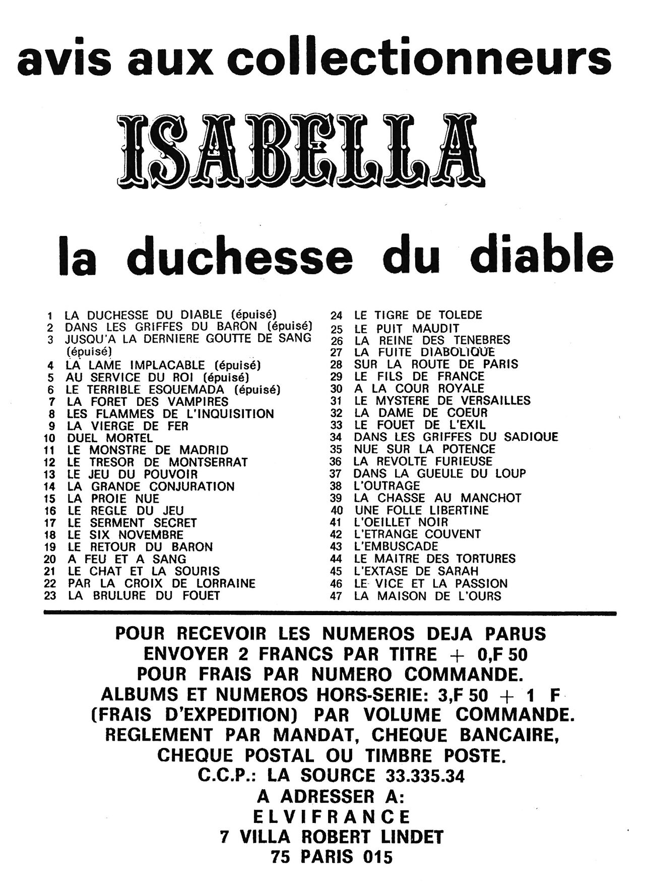 Isabella 048 - Lombre noire numero d'image 3