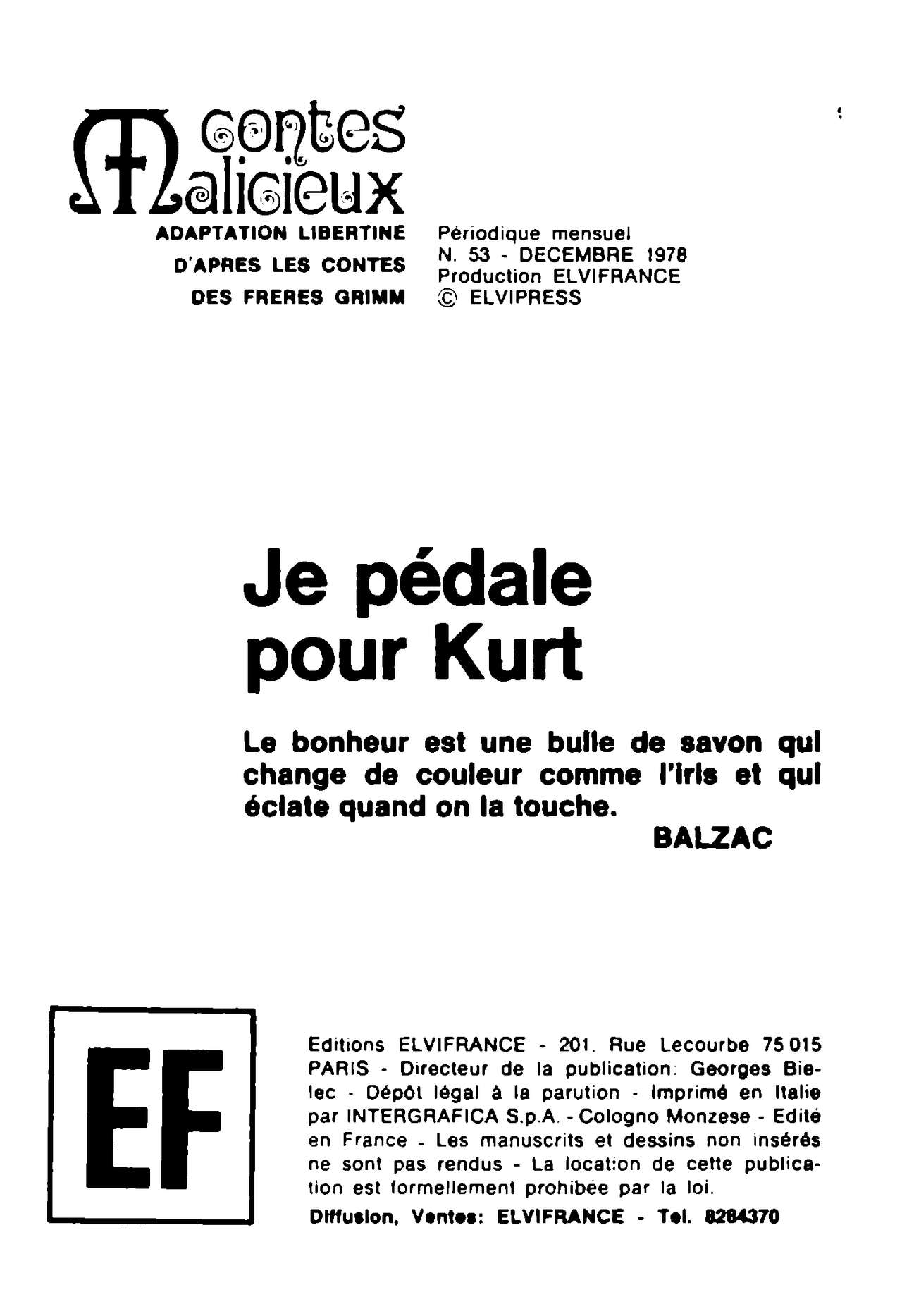 Contes Malicieux 53 : Je pédale pour Kurt numero d'image 2