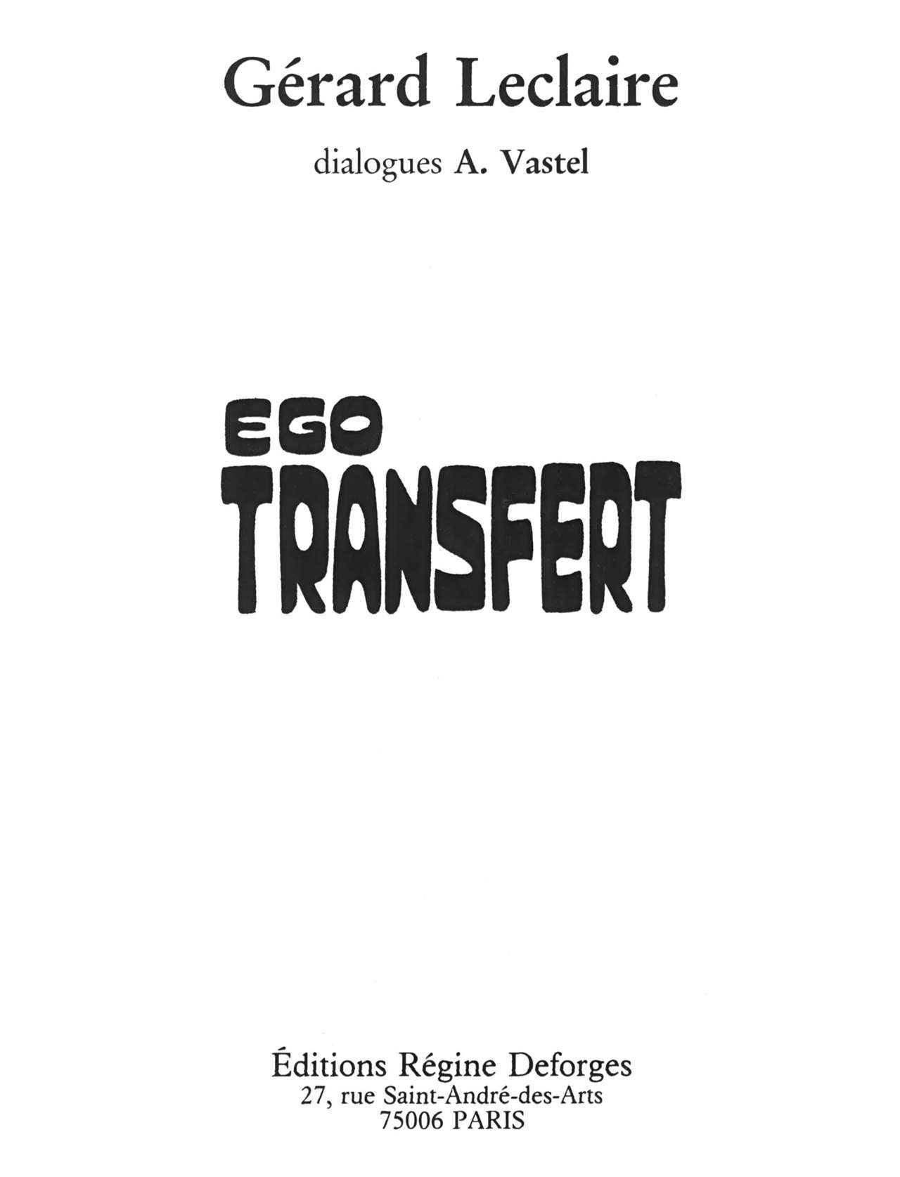 Ego Transfert numero d'image 1