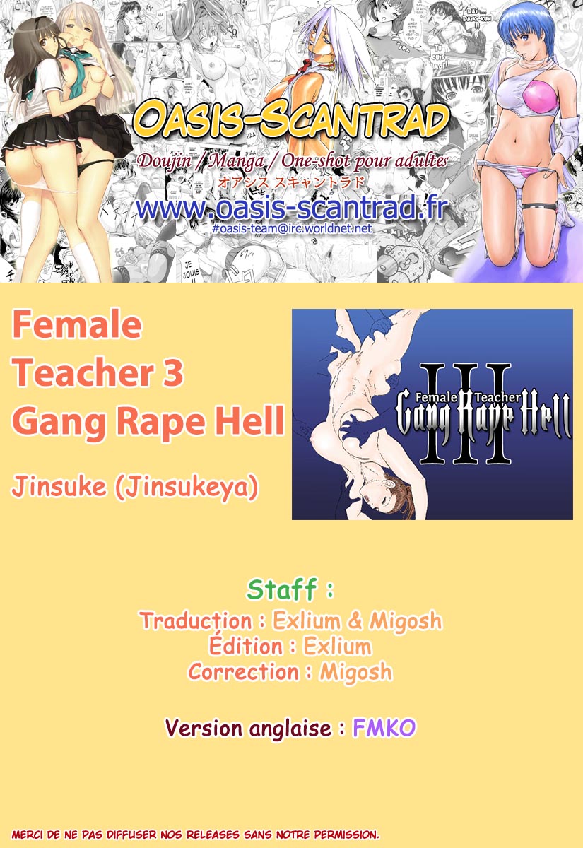 Mesu Kyoushi 3 - Rinkangoku  Female Teacher 3 - Gang Rape Hell numero d'image 63