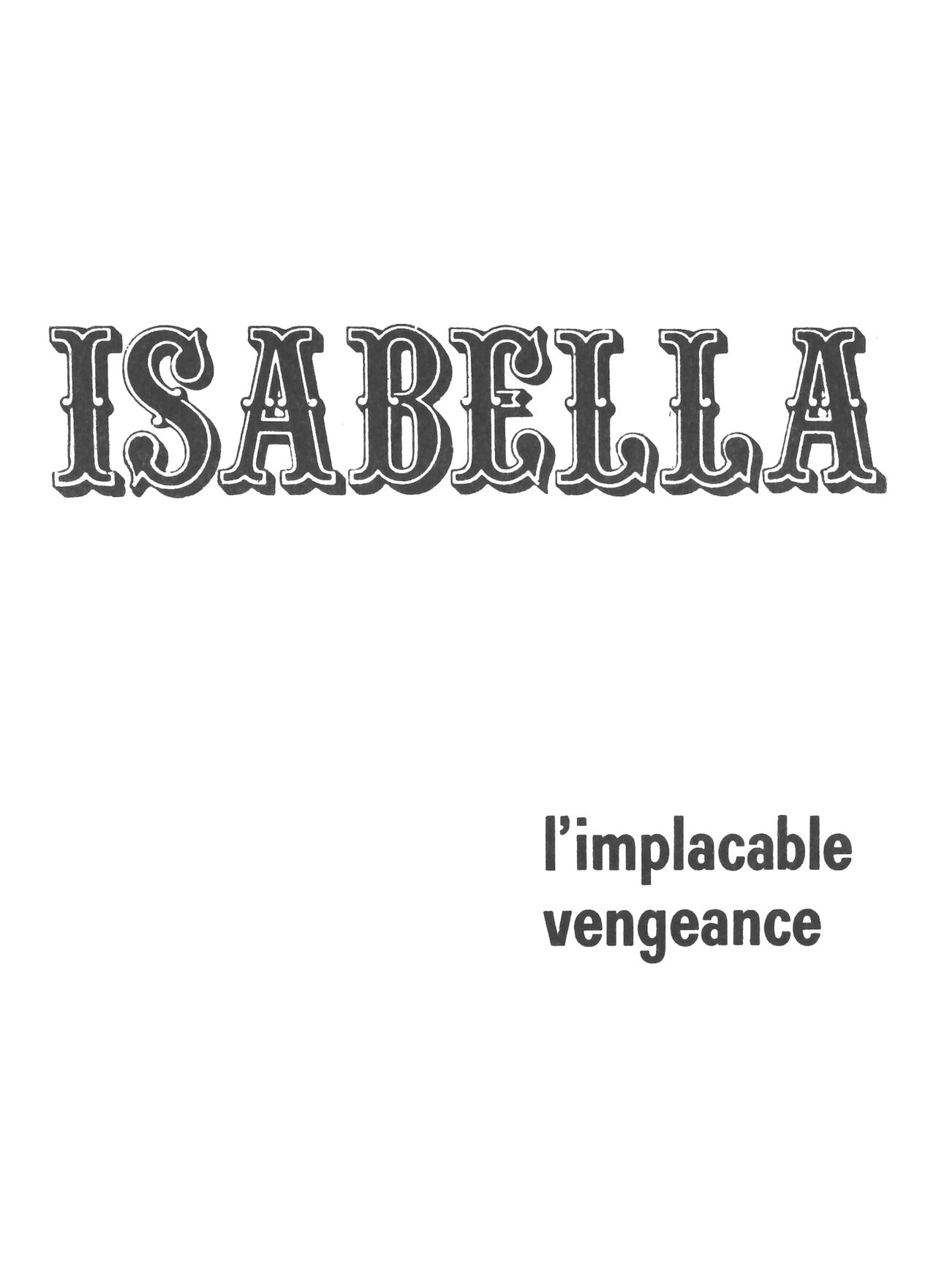 Isabella 002 - limplacable vengeance numero d'image 3