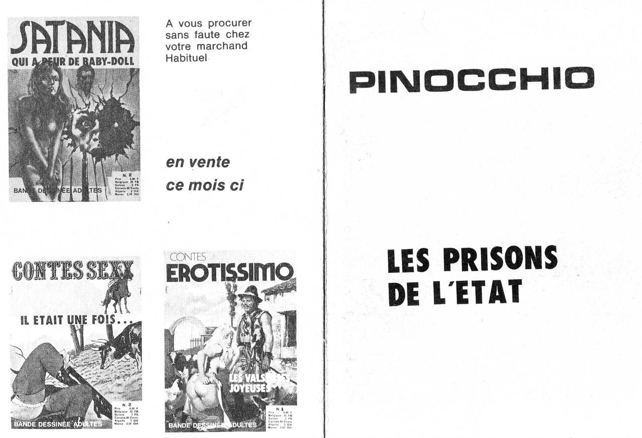 PFA - France sud edit  -  Les aventures amoureuses de Pihocchio 2 Les prisons détat numero d'image 1