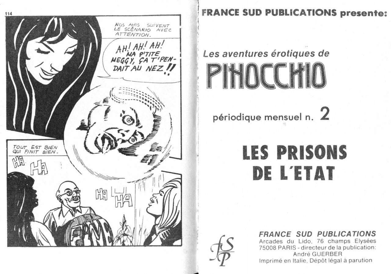 PFA - France sud edit  -  Les aventures amoureuses de Pihocchio 2 Les prisons détat numero d'image 56