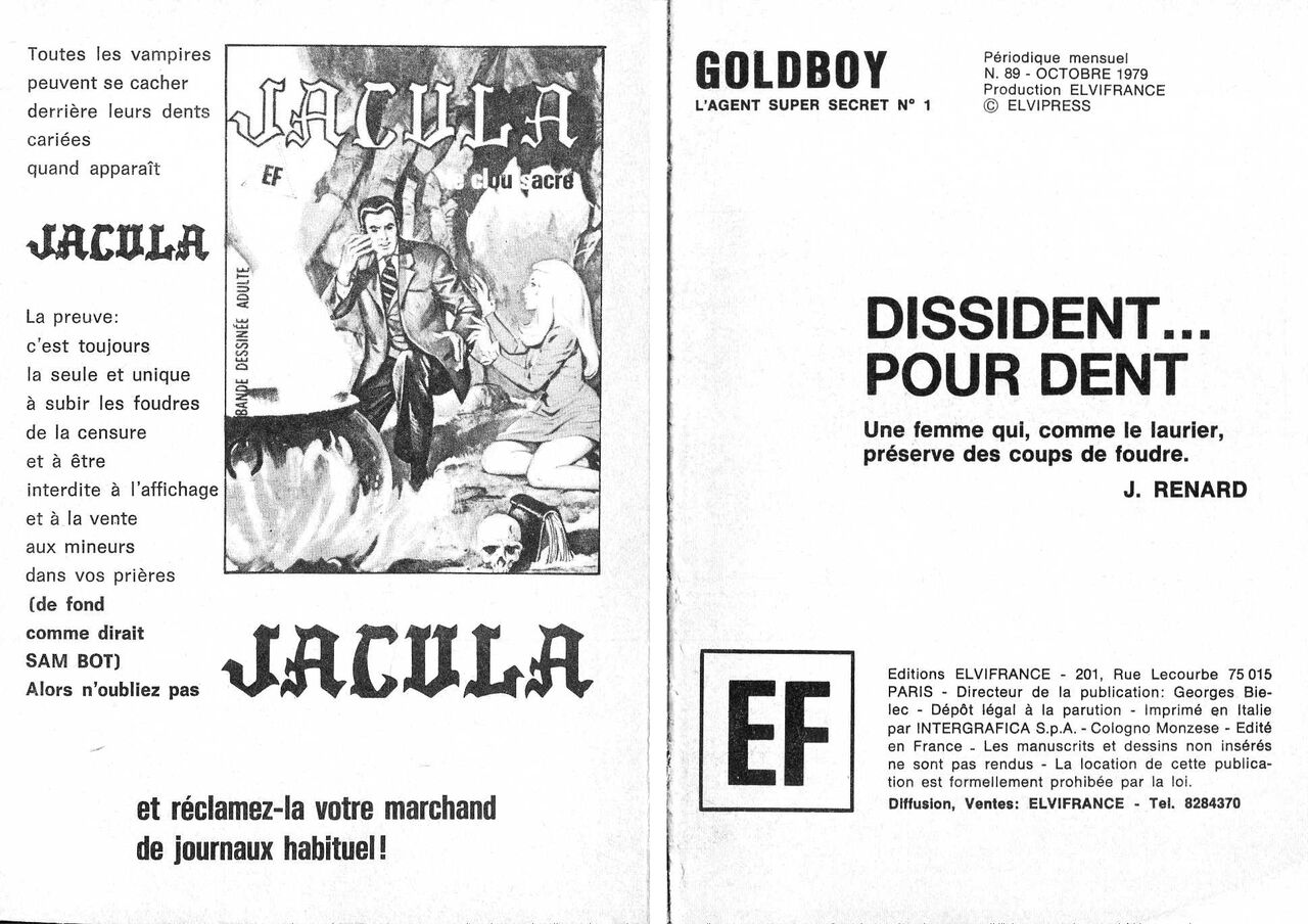 PFA - Goldboy 89 - Dissident... pour dent ! numero d'image 1