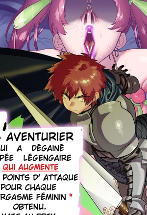 L Aventurier qui a tiré lEpee qui augmente votre Attaque au prix de l Intelligence pour chaque orgasme ! -