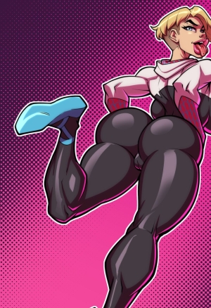 Spider Gwen across the Shaggingverse