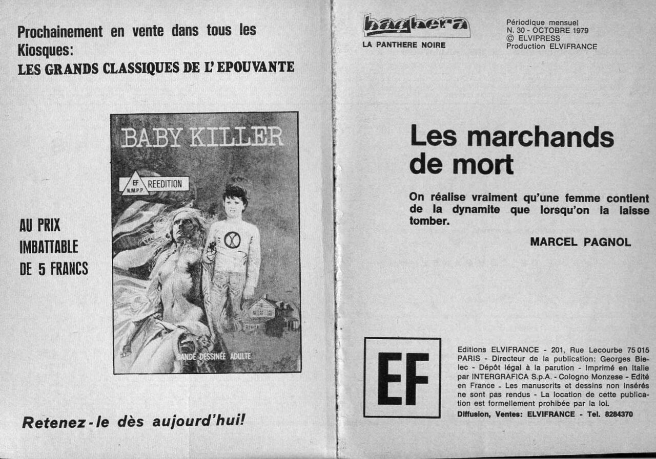 PFA - Elvifrance - Baghera 30 Les marchands de mort numero d'image 1