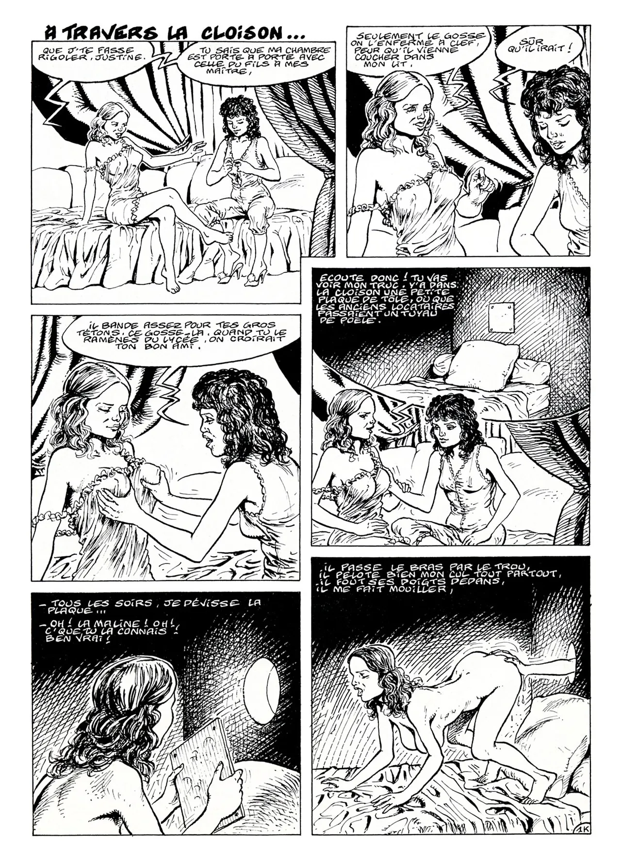 Jacobsen  & Pierre Louys - Dialogues de Courtisanes : A travers la cloison … numero d'image 1