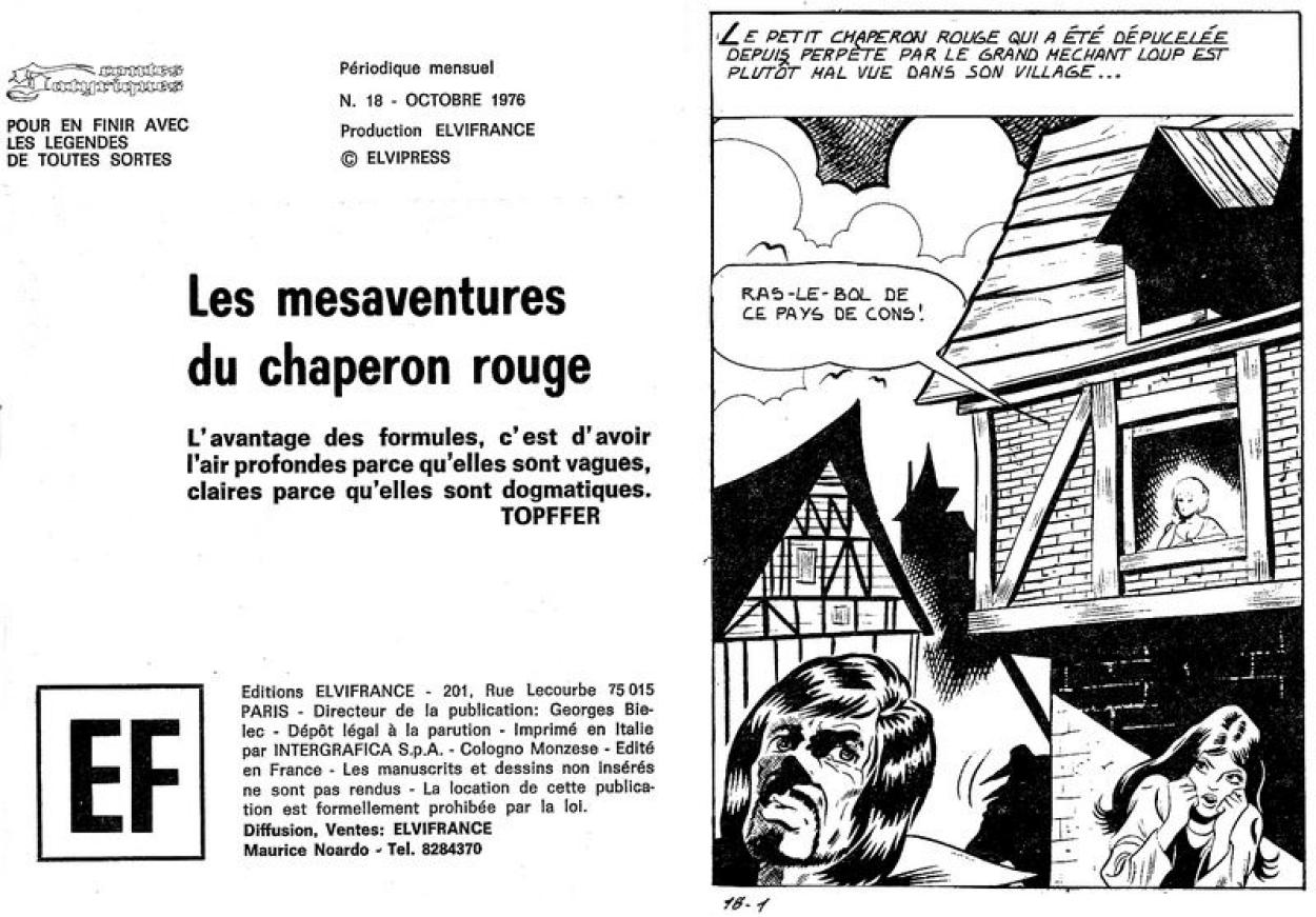 Elvifrance - Contes satyriques - 018 - Les mésaventures du Chaperon Rouge numero d'image 1