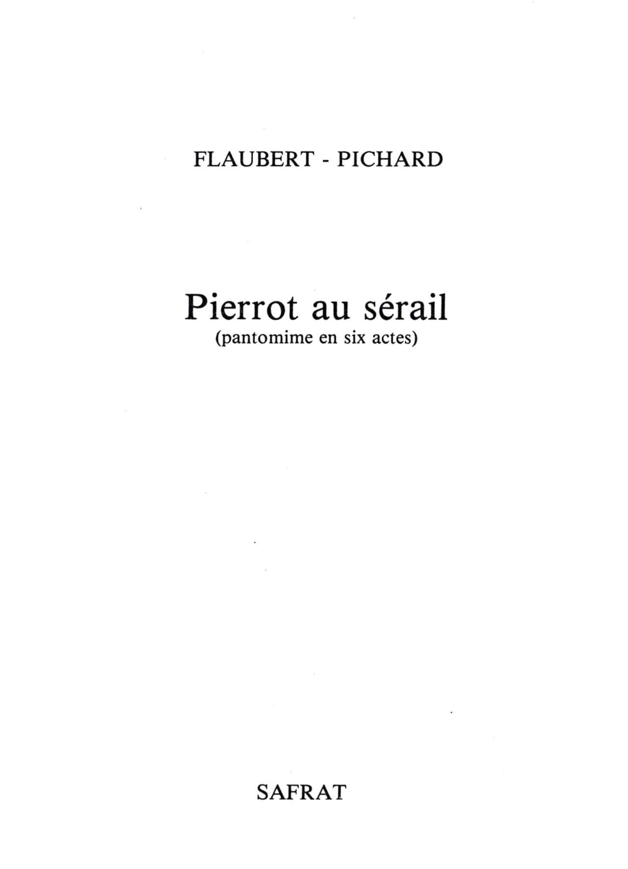 - Pierrot au Sérail numero d'image 4