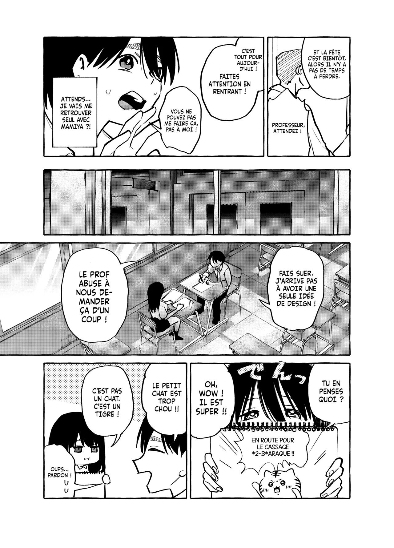 Tonari no Seki no Mamiya-san - Mamiya shows off her boobs. numero d'image 10