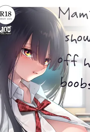 Tonari no Seki no Mamiya-san - Mamiya shows off her boobs.