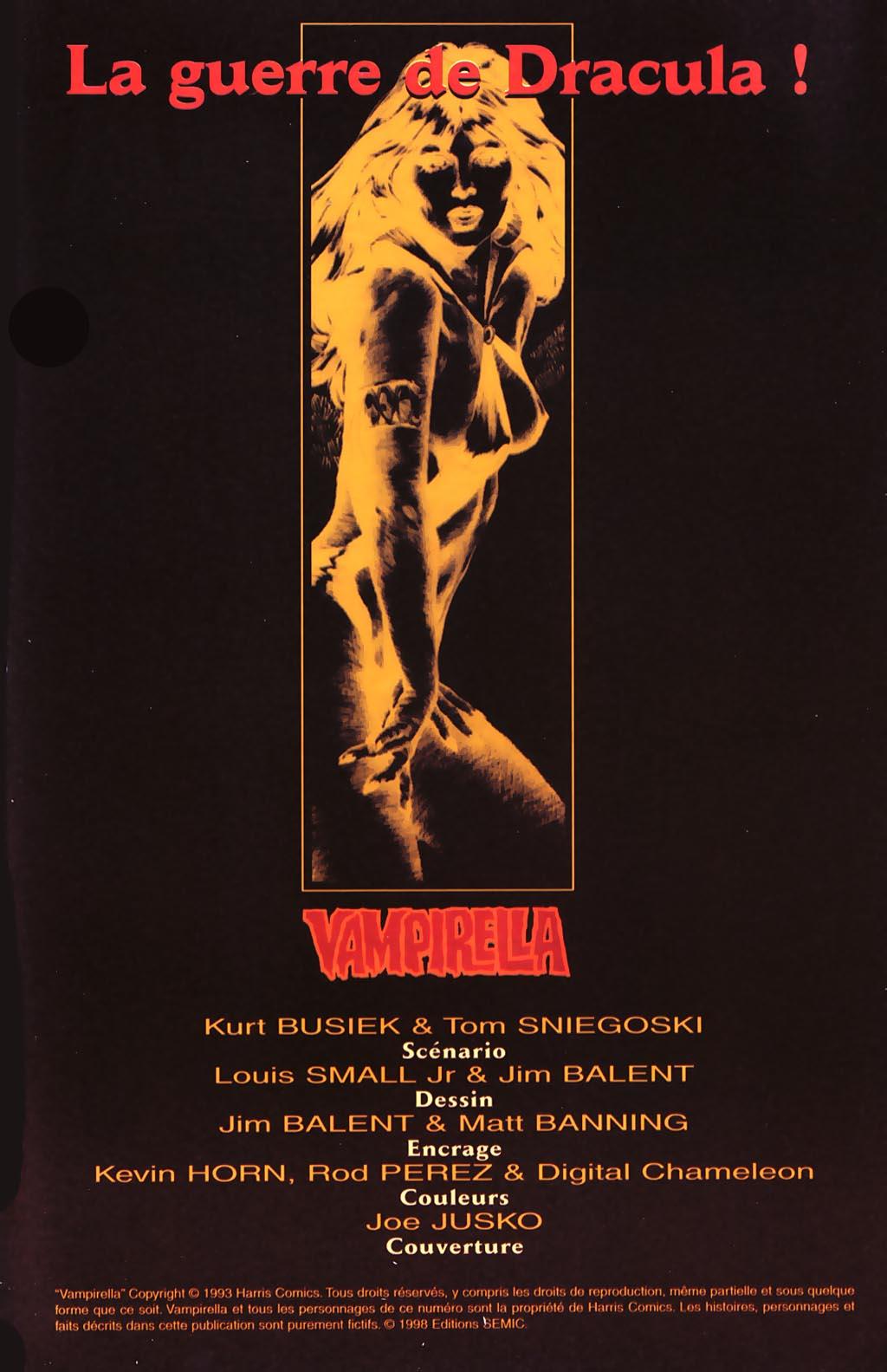 Vampirella  + Bonus. La guerre de Dracula numero d'image 97