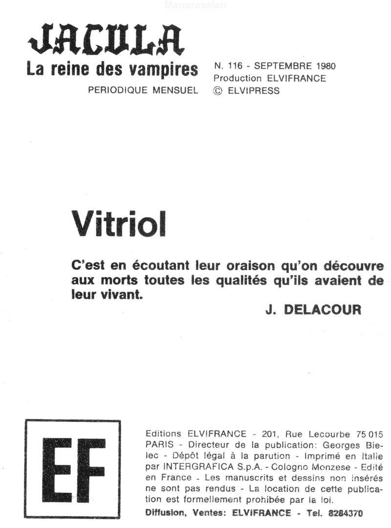 Elvifrance - Jacula - 116 - vitriol numero d'image 2
