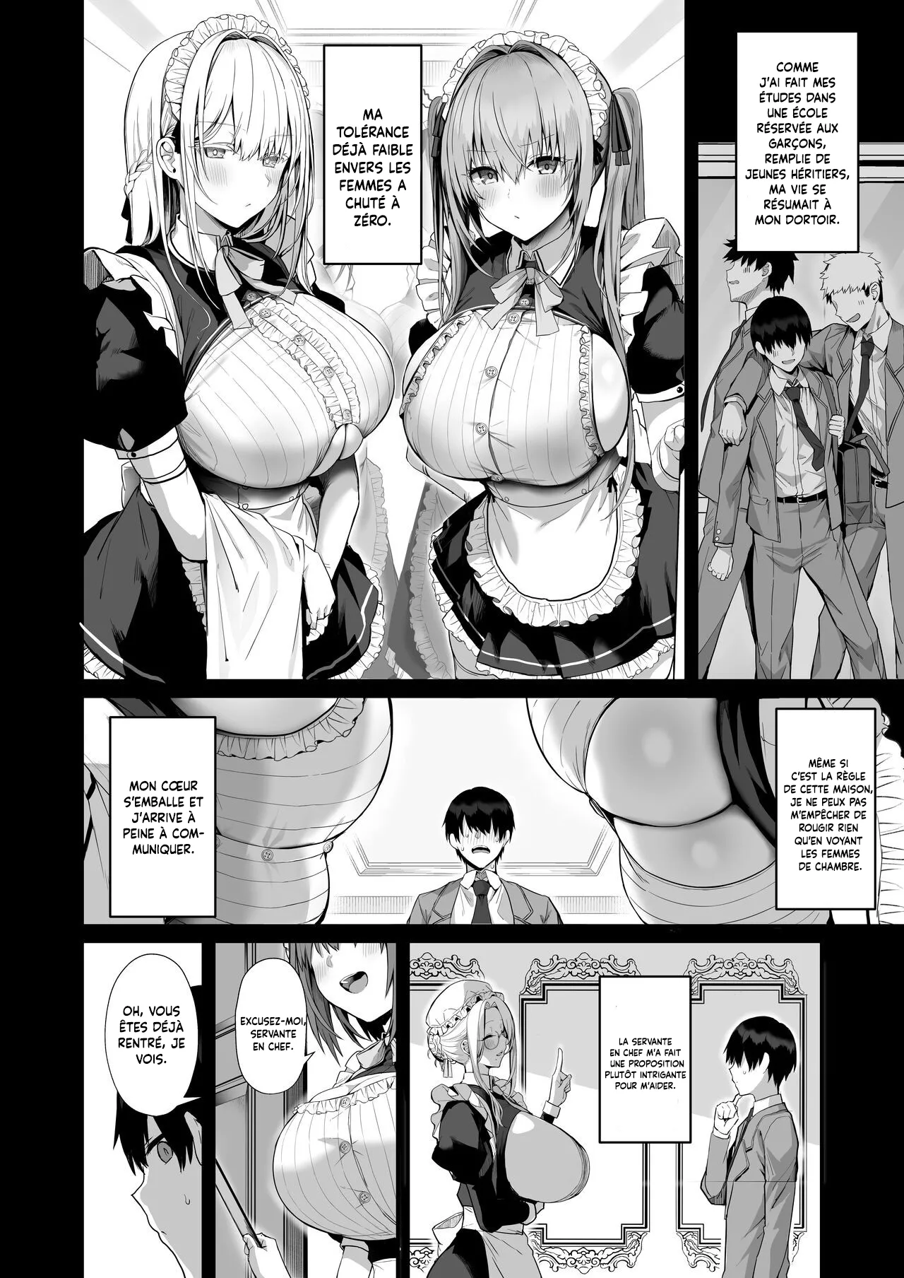 Servante de lamour - Une histoire damour avec une gentille et douce servante lubrique aux gros seins numero d'image 6