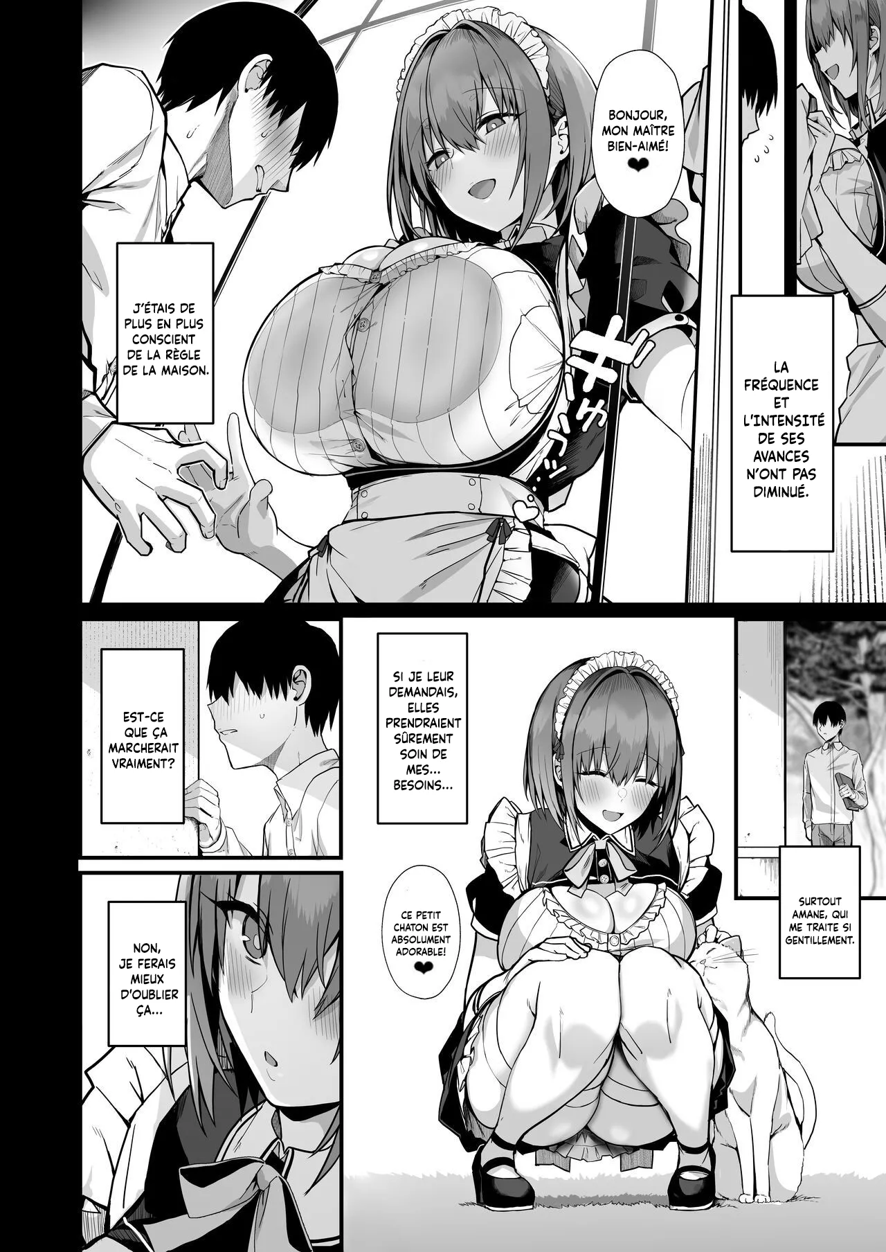 Servante de lamour - Une histoire damour avec une gentille et douce servante lubrique aux gros seins numero d'image 10