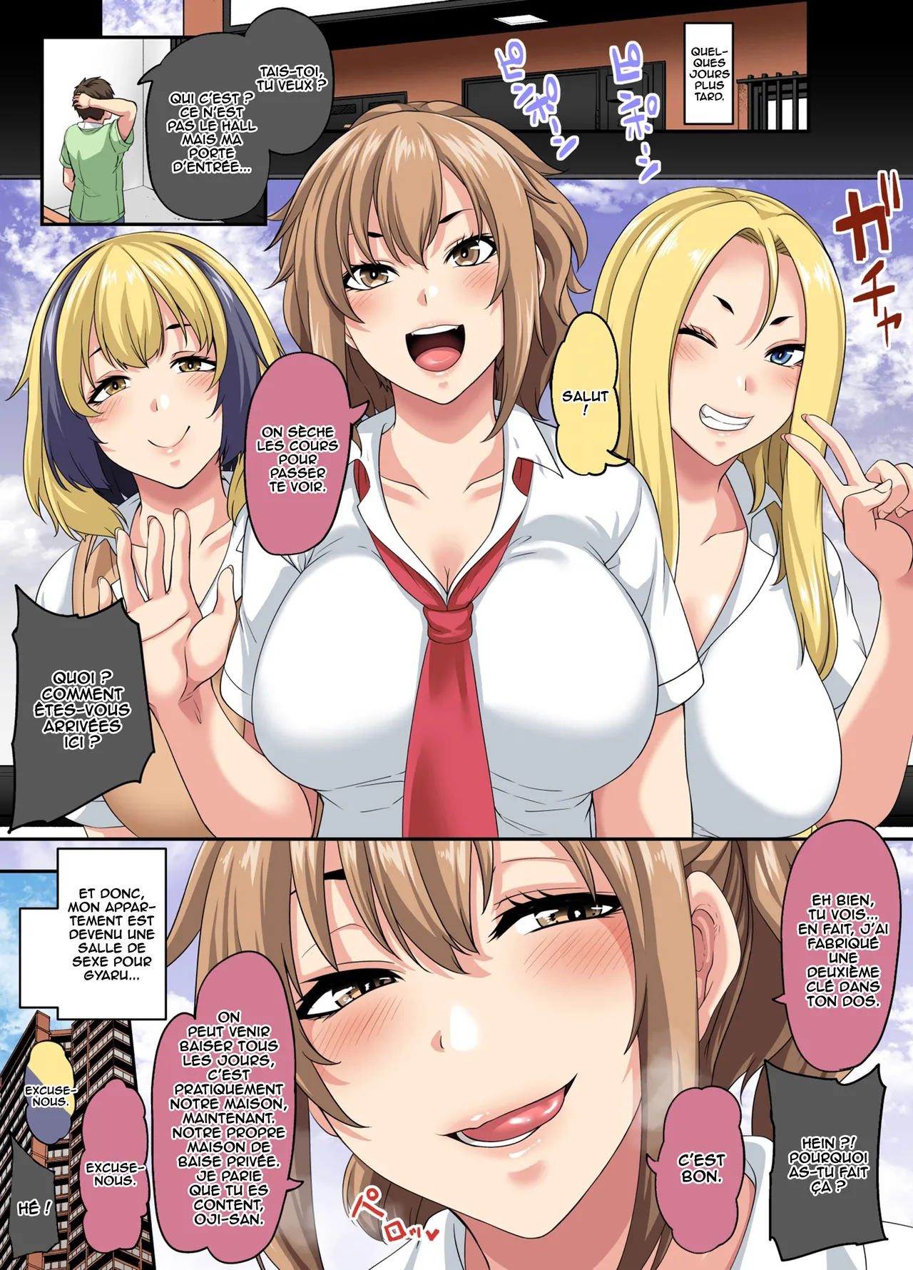 Papakatsu SeFri Gal ga Tomodachi o Tsurete kita node Kuttetara Gyaku ni Kakomare Yowasare Shiboritorare Ie o Yaribeya Atsukai sareru Hanashi numero d'image 70
