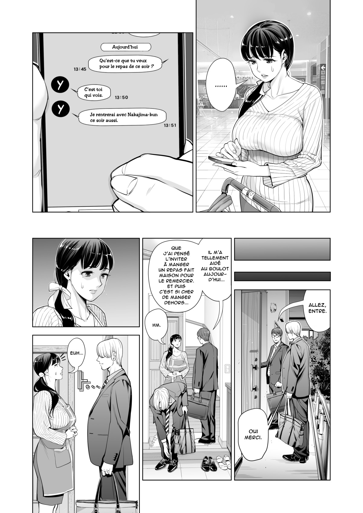 Tsukiyo no Midare Zake  Moonlit Intoxication ~ A Housewife Stolen by a Coworker Besides her Blackout Drunk Husband ~ Chapter 1 numero d'image 20