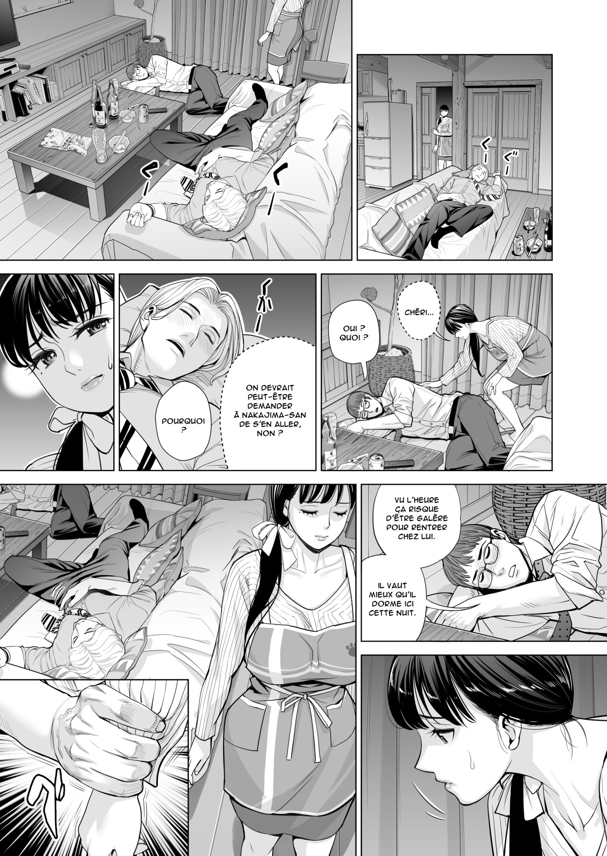 Tsukiyo no Midare Zake  Moonlit Intoxication ~ A Housewife Stolen by a Coworker Besides her Blackout Drunk Husband ~ Chapter 1 numero d'image 37