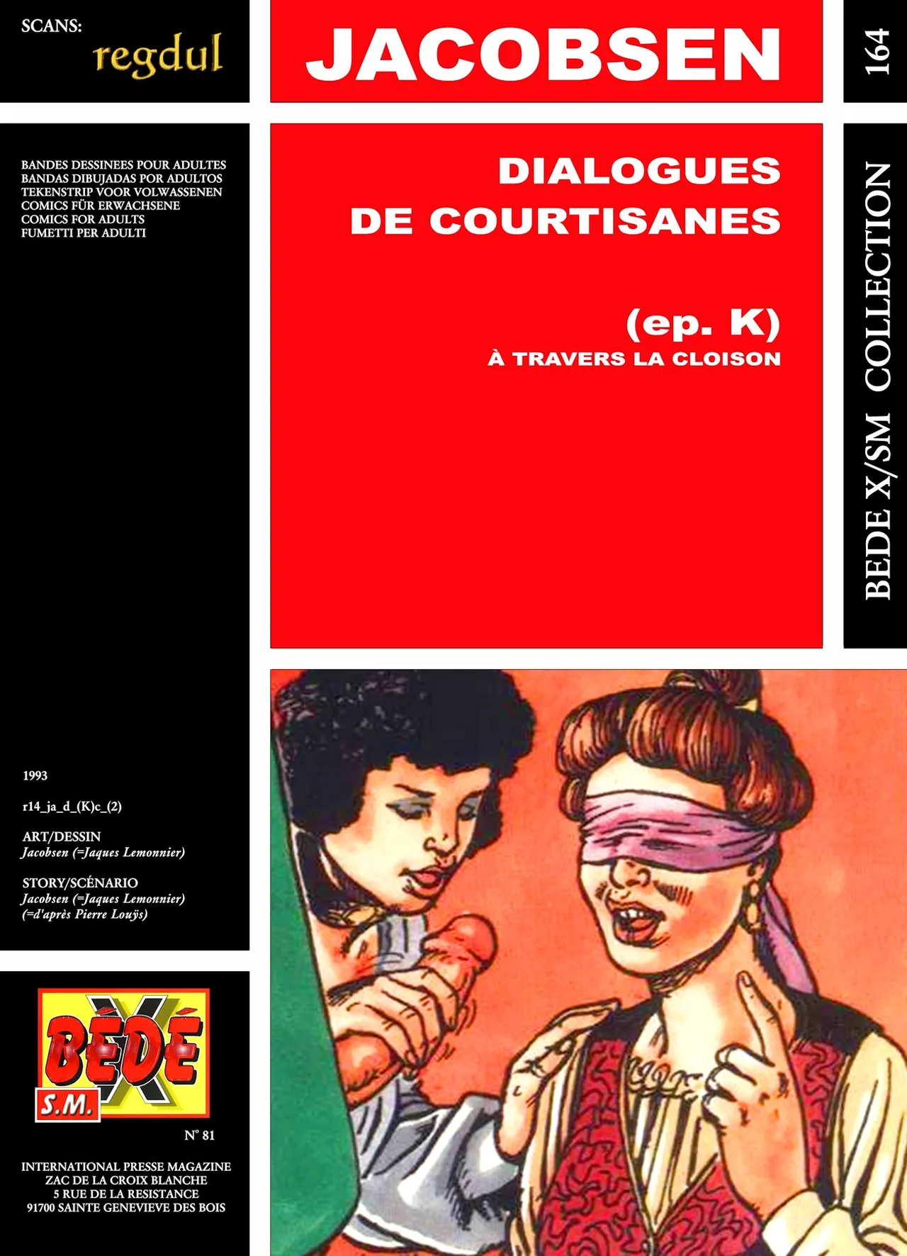 Jacobsen  & Pierre Louys - Dialogues de Courtisanes : A travers la cloison numero d'image 1