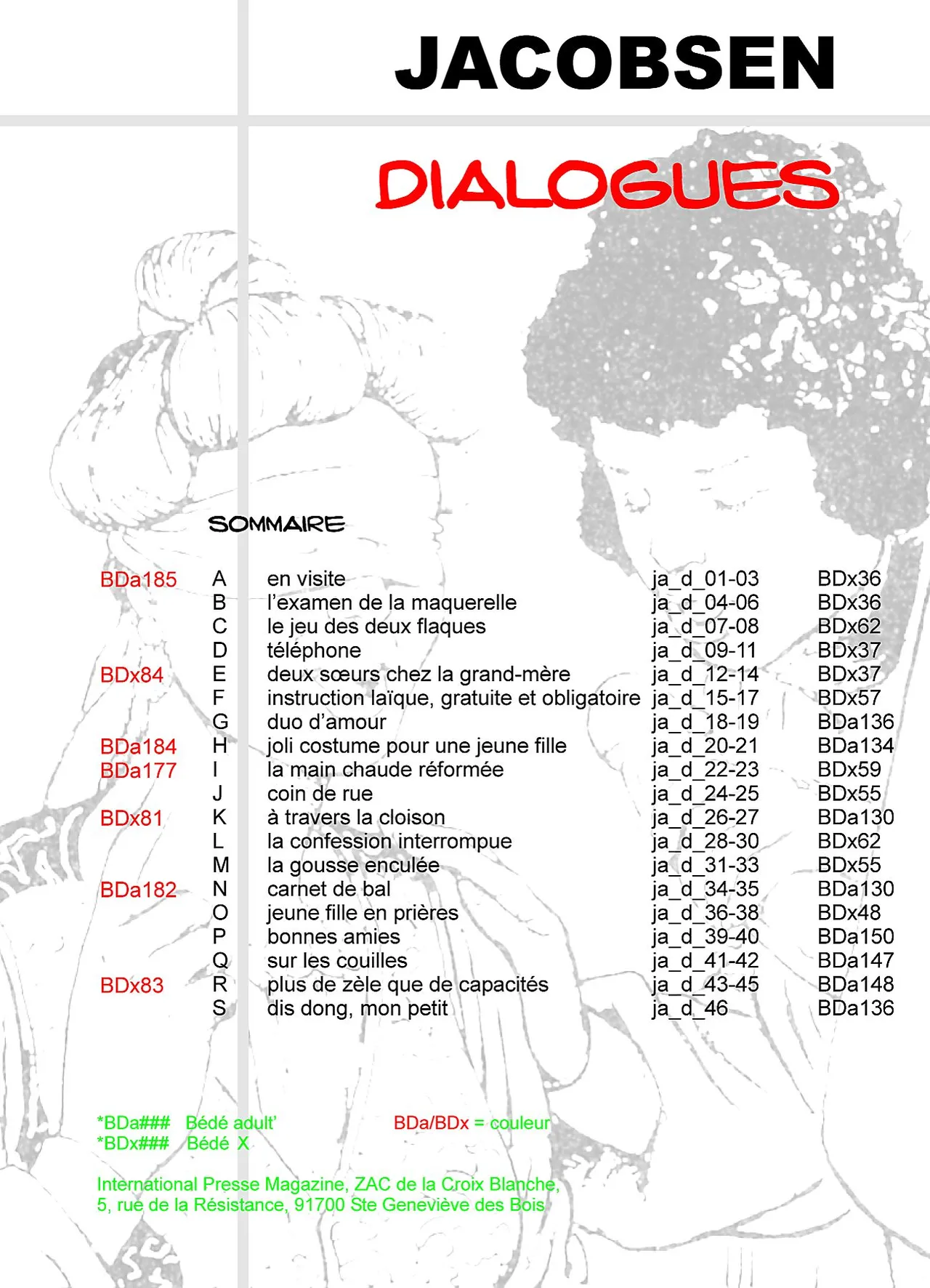 Jacobsen  & Pierre Louys - Dialogues de Courtisanes : A travers la cloison