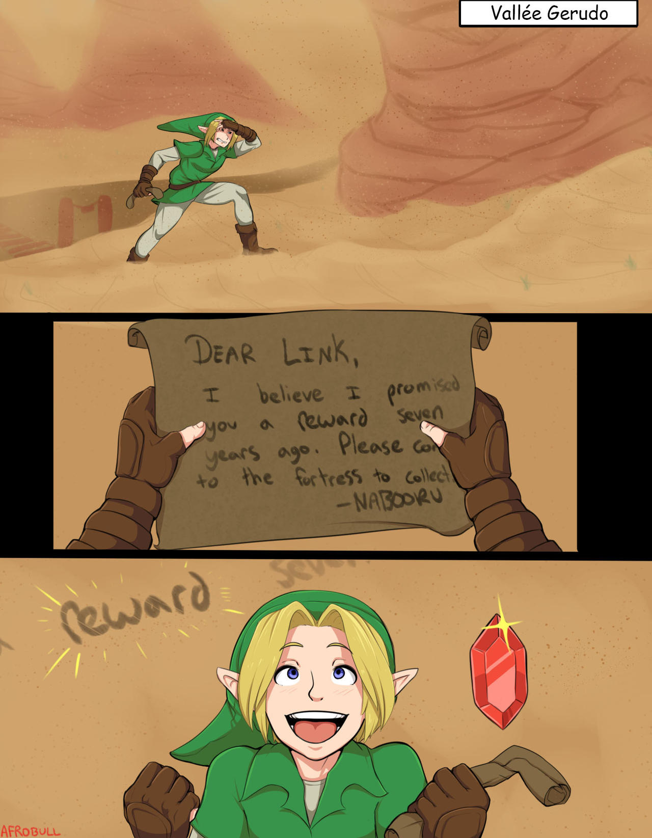 Zelda Alternate Destinies chapitre 4 numero d'image 1