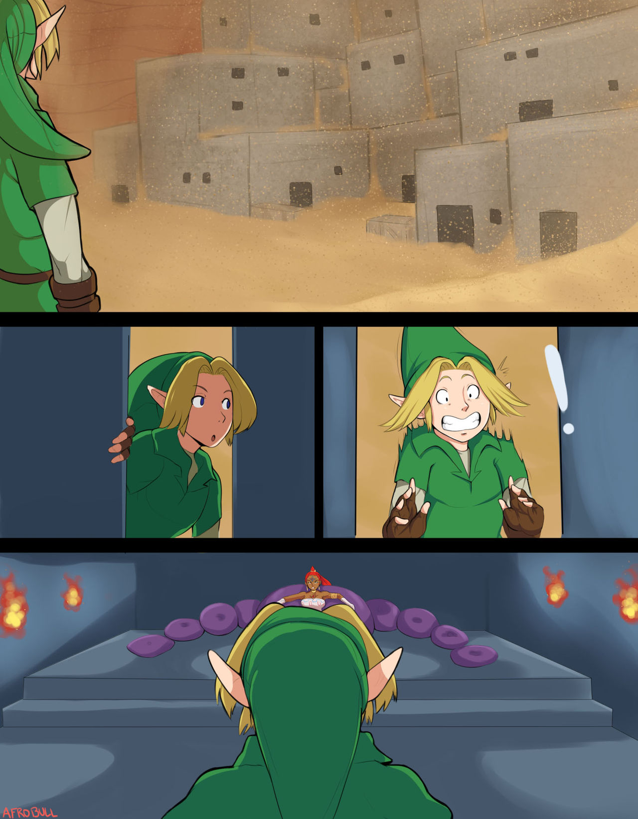 Zelda Alternate Destinies chapitre 4 numero d'image 2