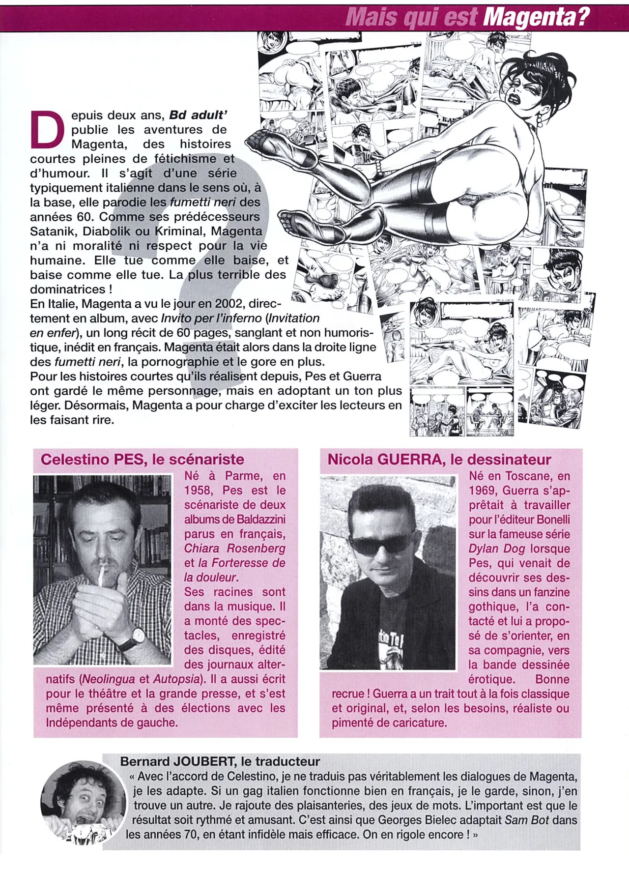 Nik Guerra & Celestino Pes - Les Histoires de Magenta 20 : La Vie de Detective numero d'image 1