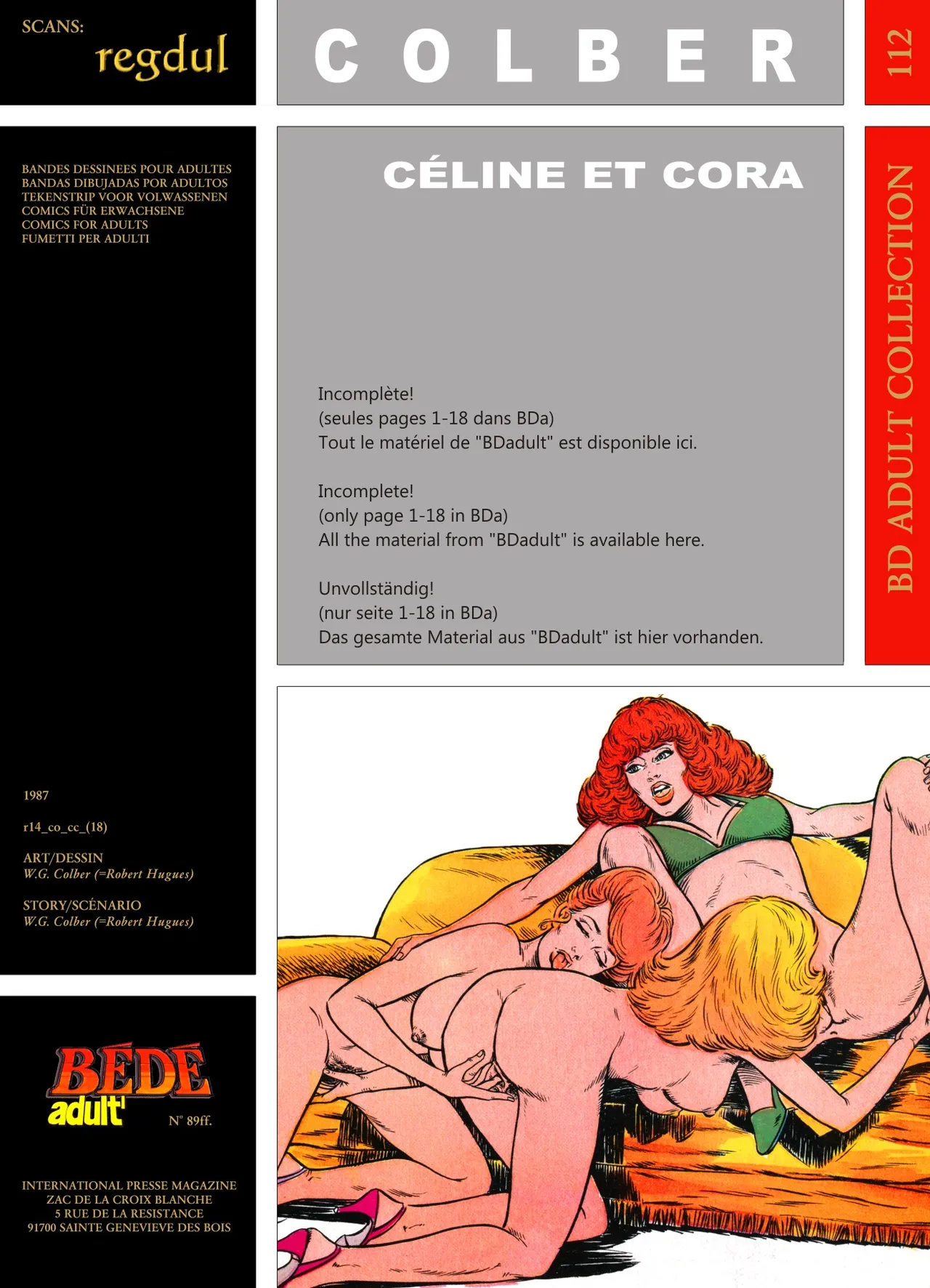 W. G. Colber  - Celine et Cora