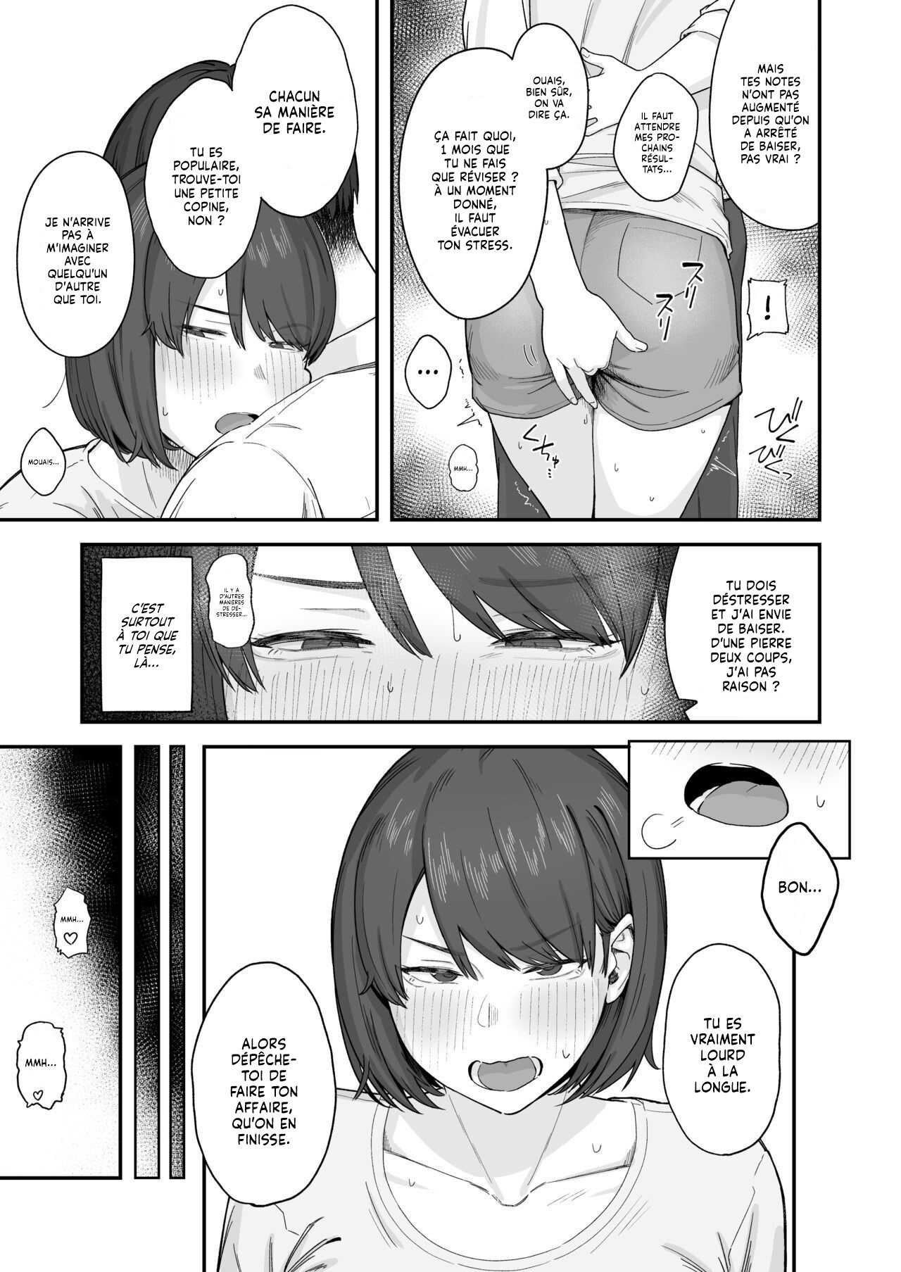 Benkyou ni Shuuchuu shitai Muttsuri na Ane wa, Karada no Aishou Bacchiri na Otouto no Sasoi o Kotowarenai  Une grande S?ur qui narrive pas a reviser et a resister a lattrait de son Frere. numero d'image 7